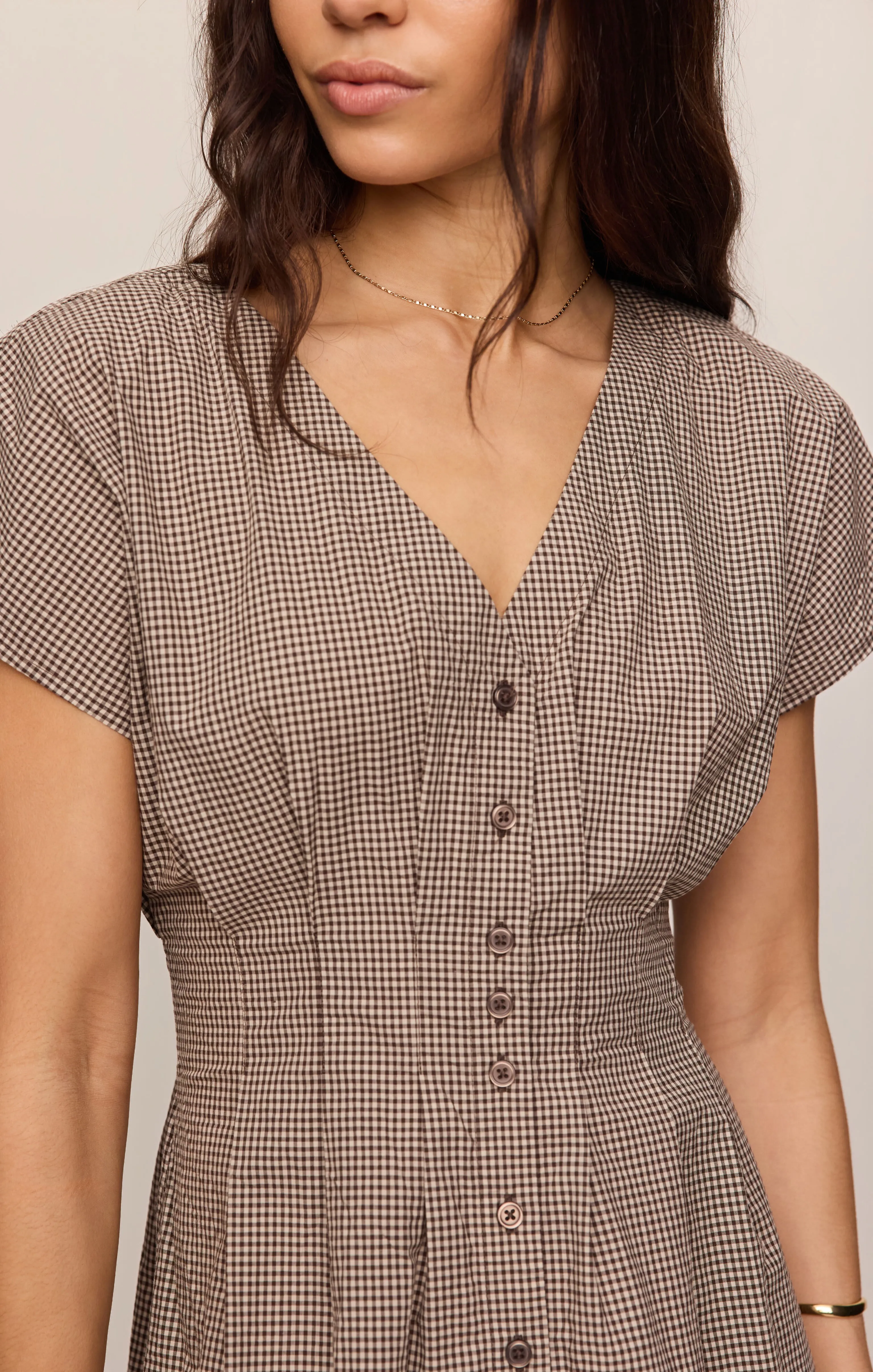 Sanna Gingham Maxi Dress sold by Z Supply product image thumbnail 5