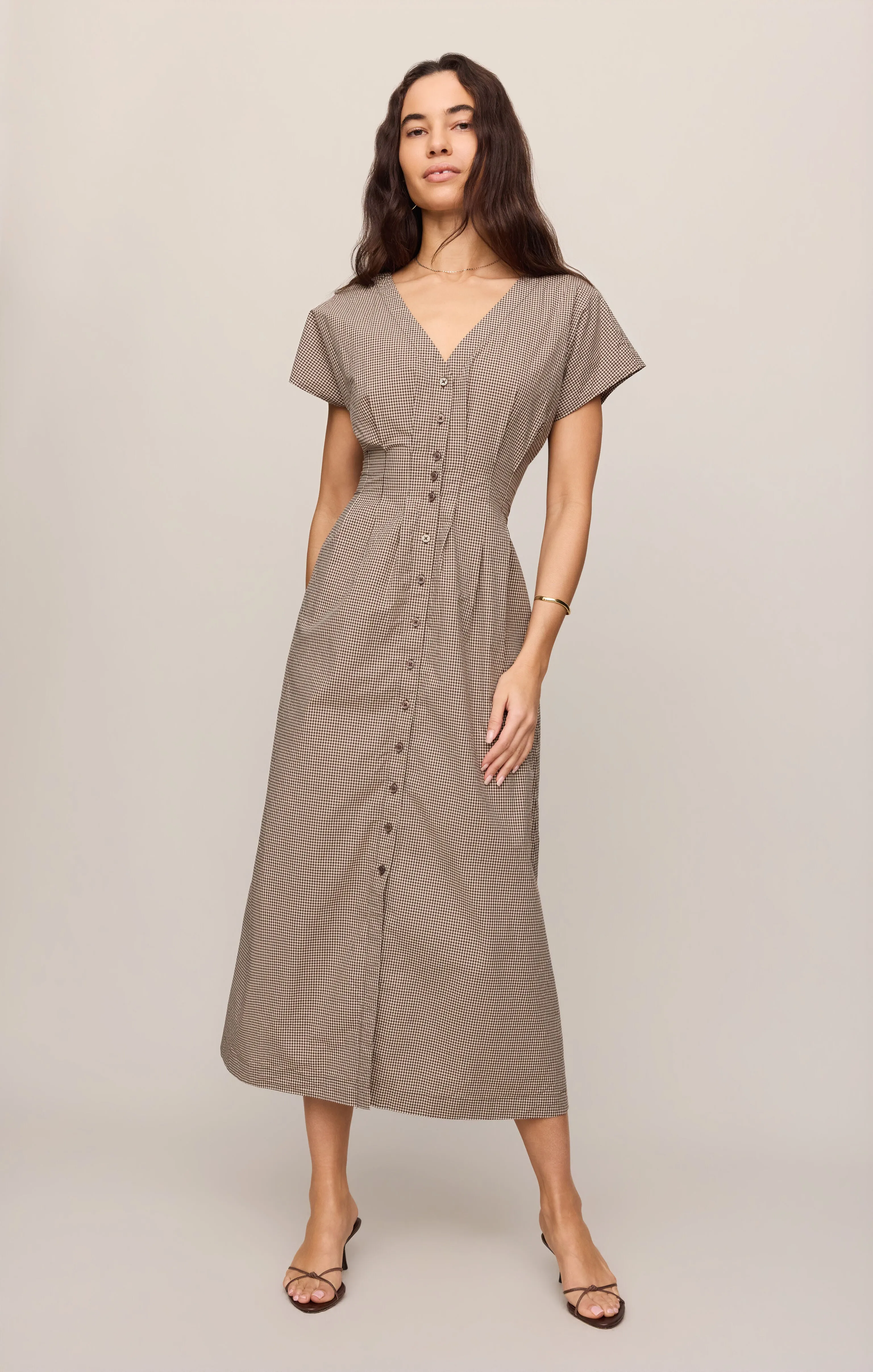 Sanna Gingham Maxi Dress sold by Z Supply