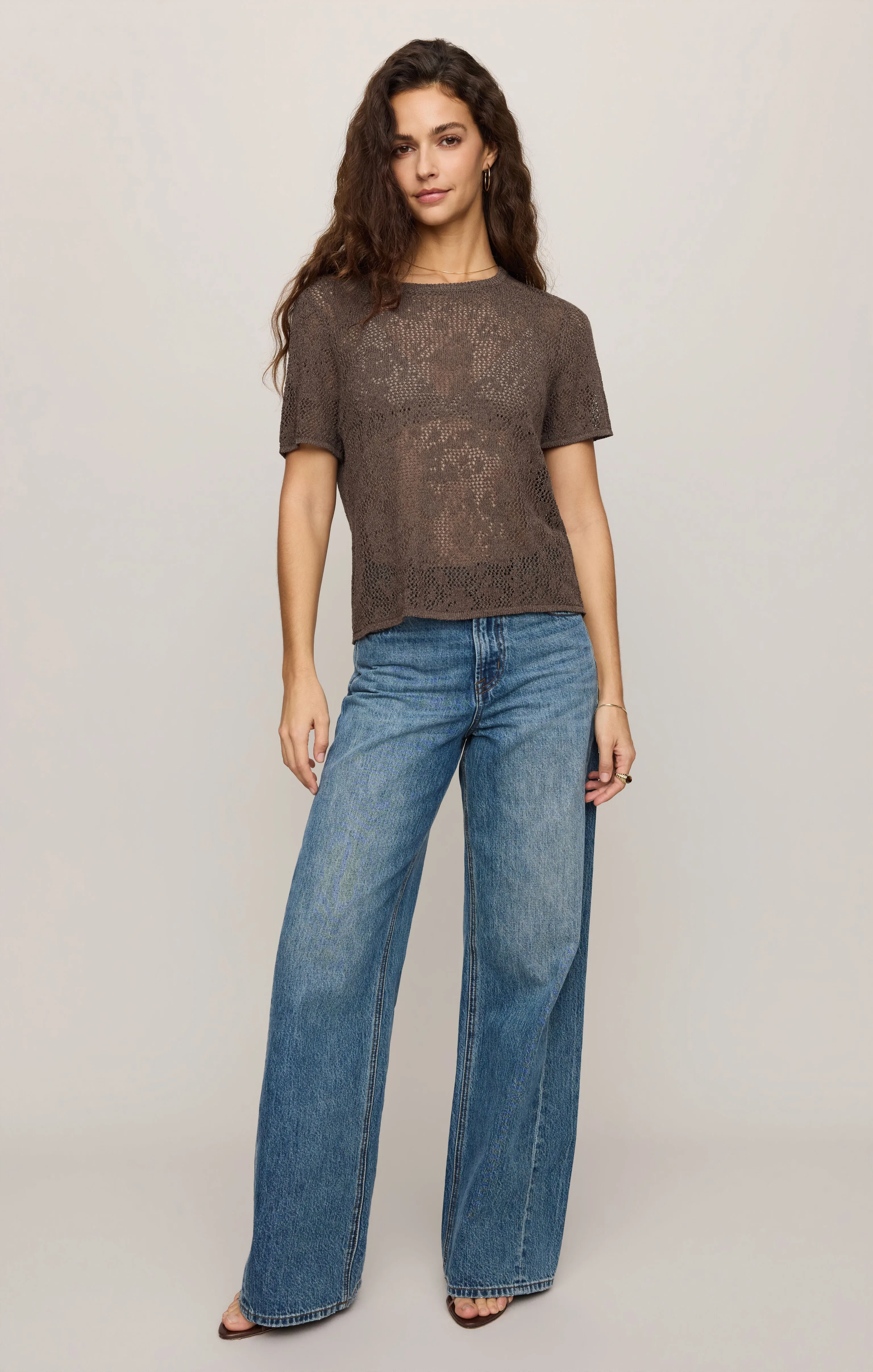 Waverton Crochet Sweater Tee sold by Z Supply product image thumbnail 4