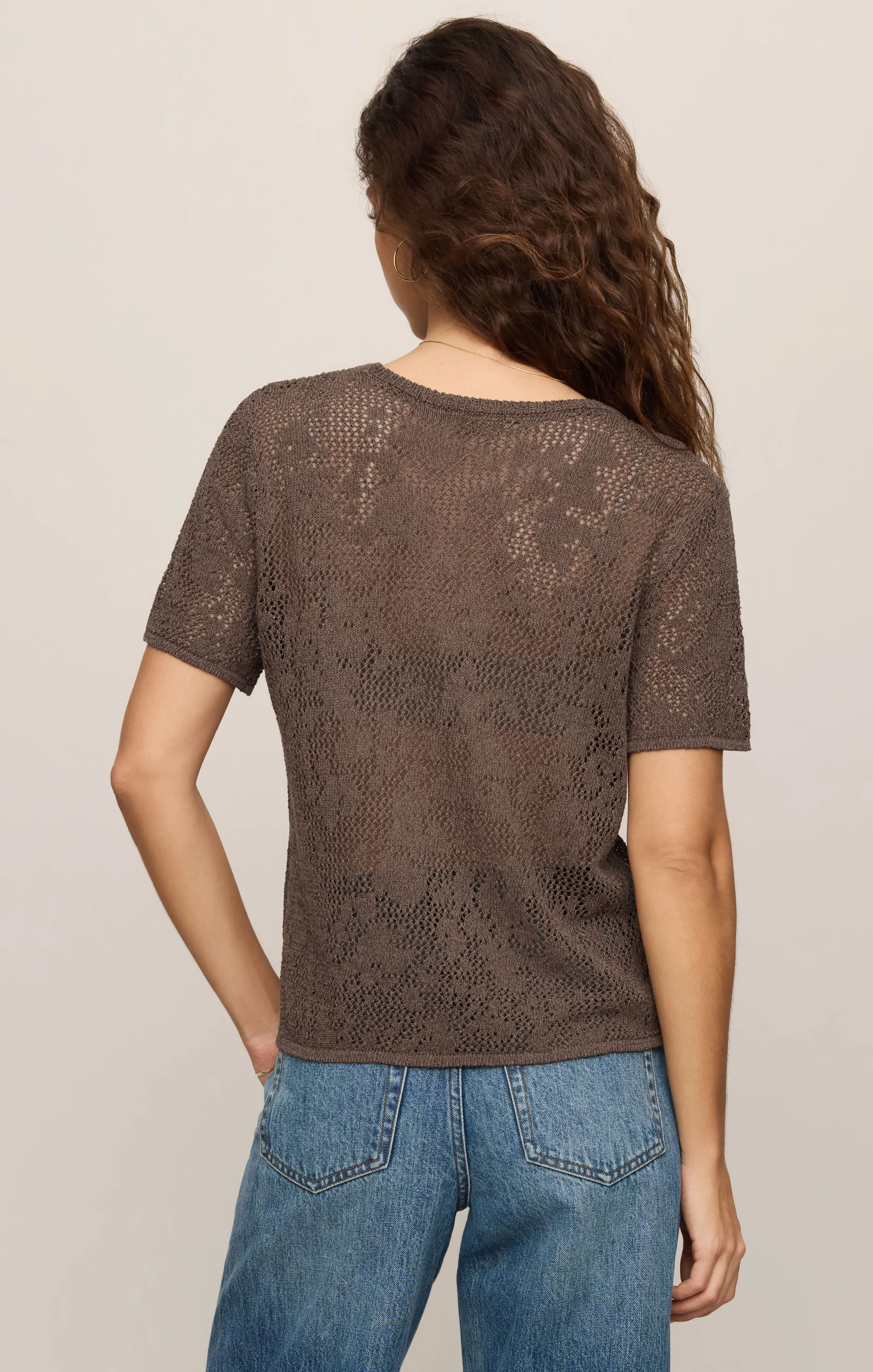 Waverton Crochet Sweater Tee sold by Z Supply product image thumbnail 2