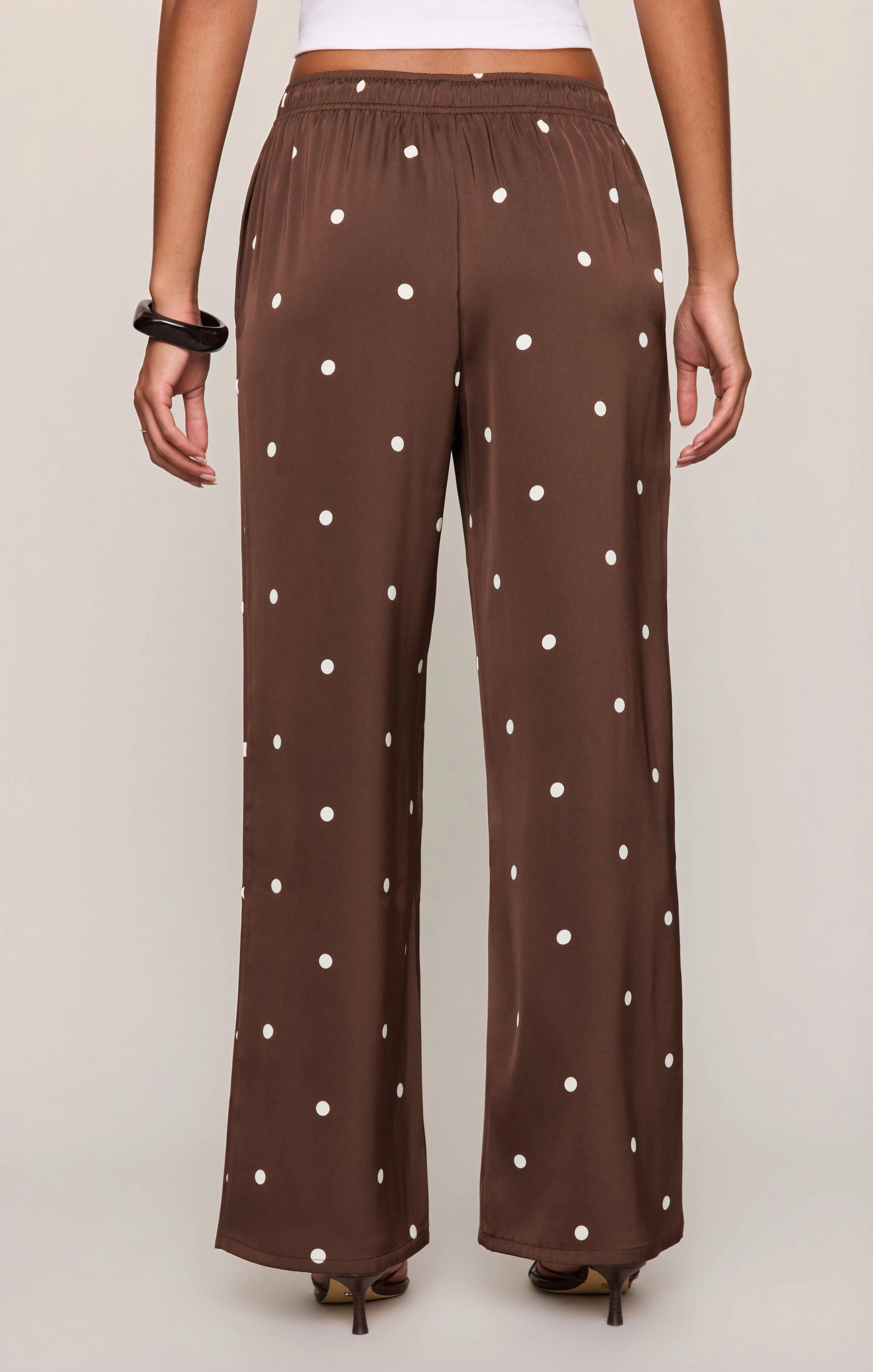 Lara Satin Dot Wide Leg Pant sold by Z Supply product image thumbnail 2