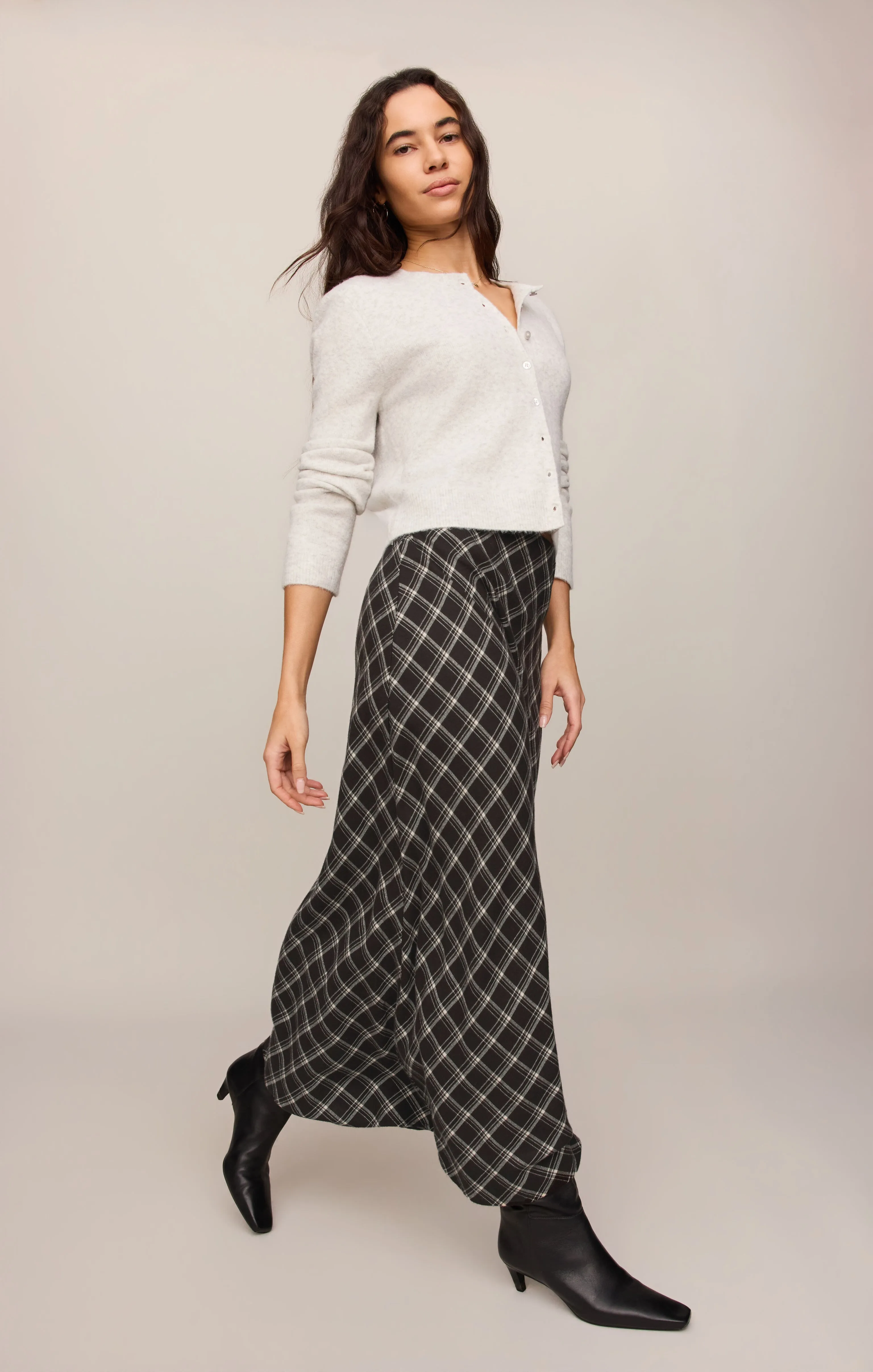 Europa Plaid Maxi Skirt sold by Z Supply product image thumbnail 3