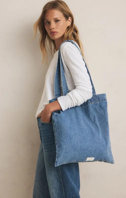 Denim Everyday Tote made by Z Supply