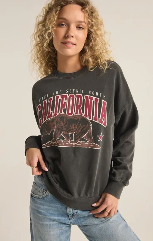 Cali Bear Sunday Sweatshirt sold by Z Supply