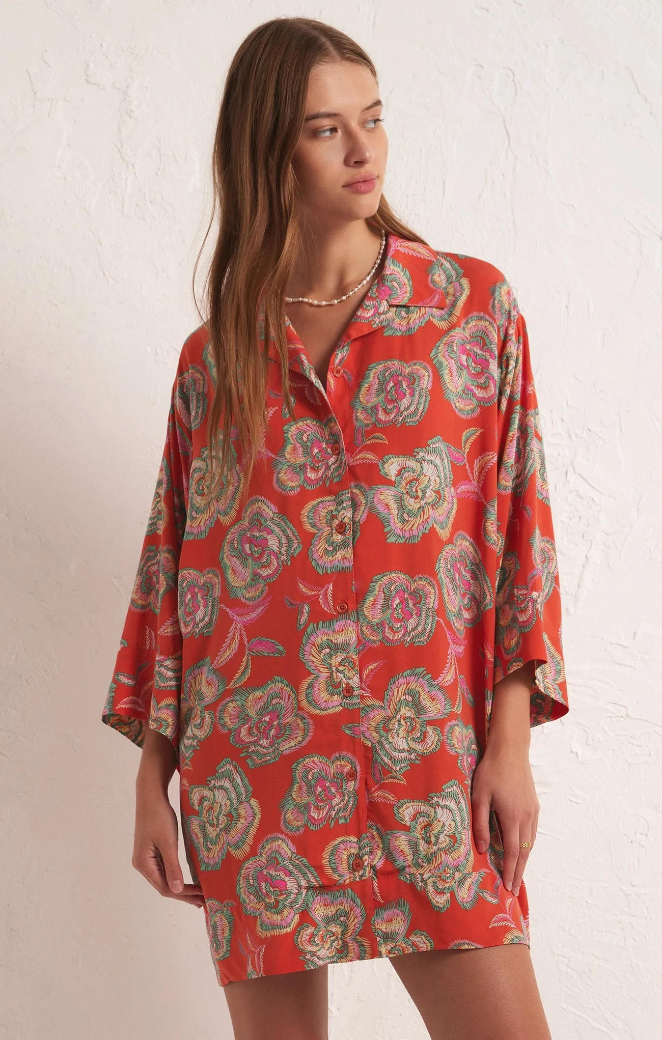 Camden Tango Floral Mini Dress sold by Z Supply product image thumbnail 4