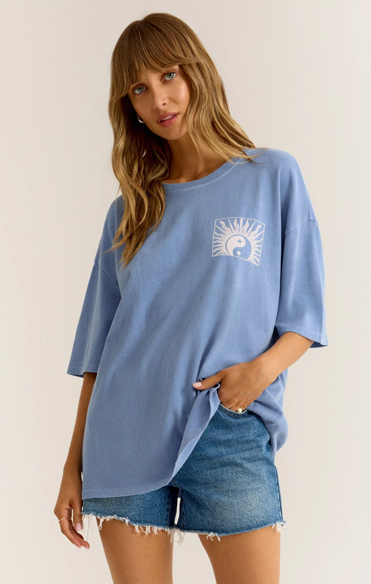 Golden SoCal Oversized Tee sold by Z Supply product image thumbnail 3