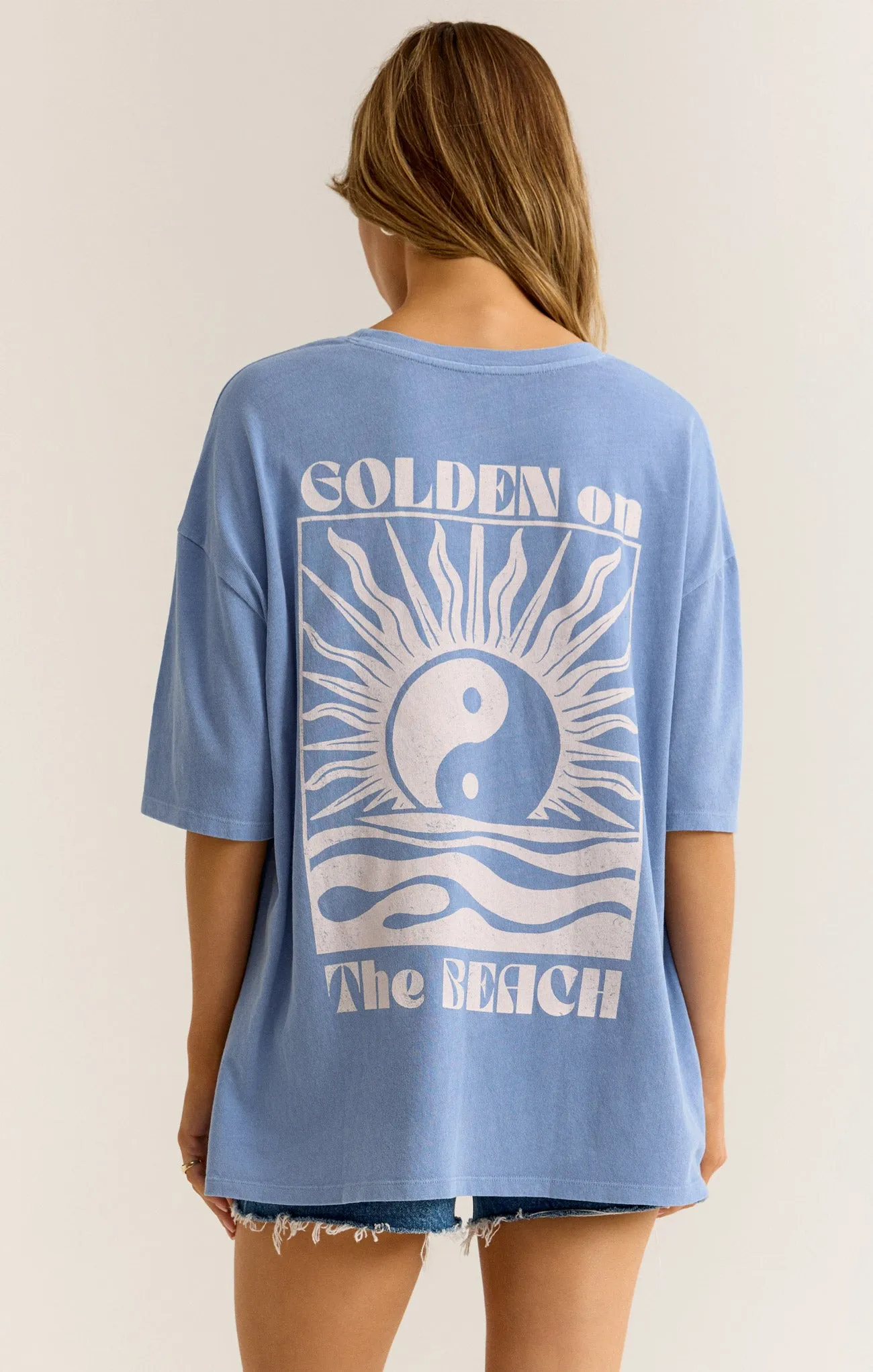 Golden SoCal Oversized Tee sold by Z Supply product image thumbnail 4