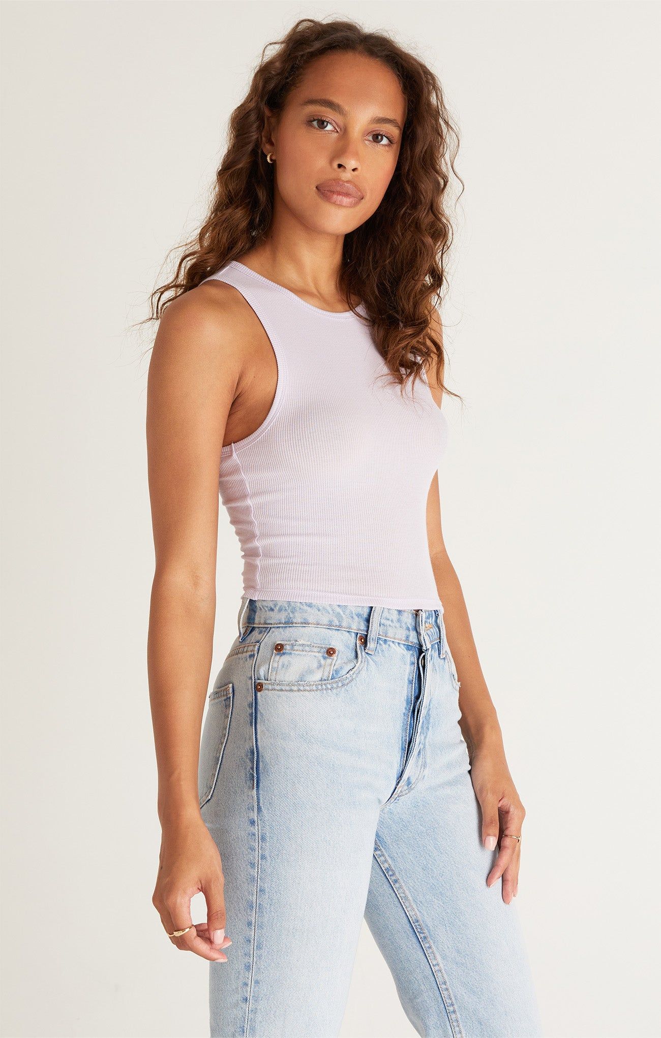 Hannah Cropped Rib Tank sold by Z Supply product image thumbnail 3