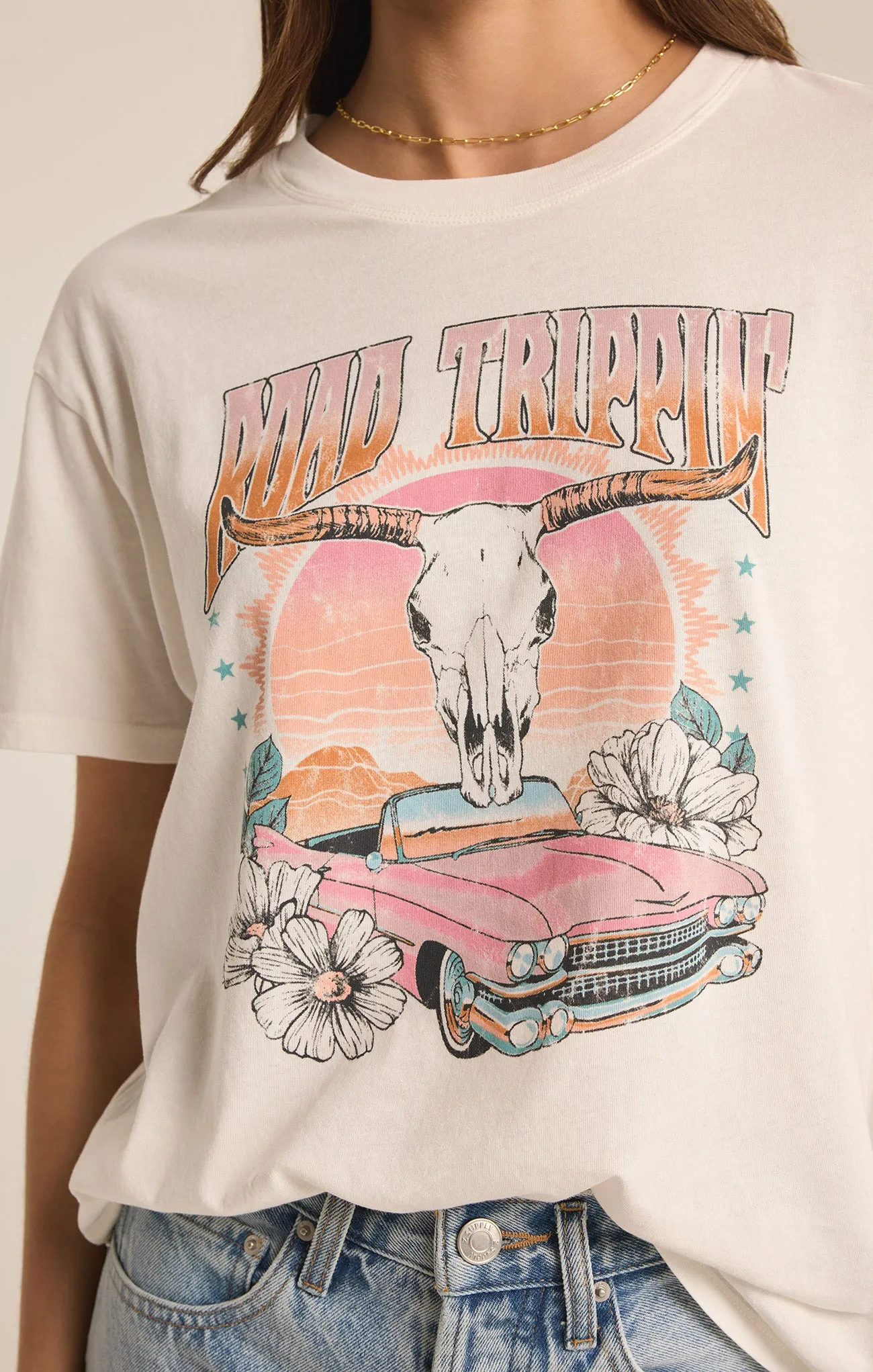 Road Trippin' Boyfriend Tee sold by Z Supply product image thumbnail 5