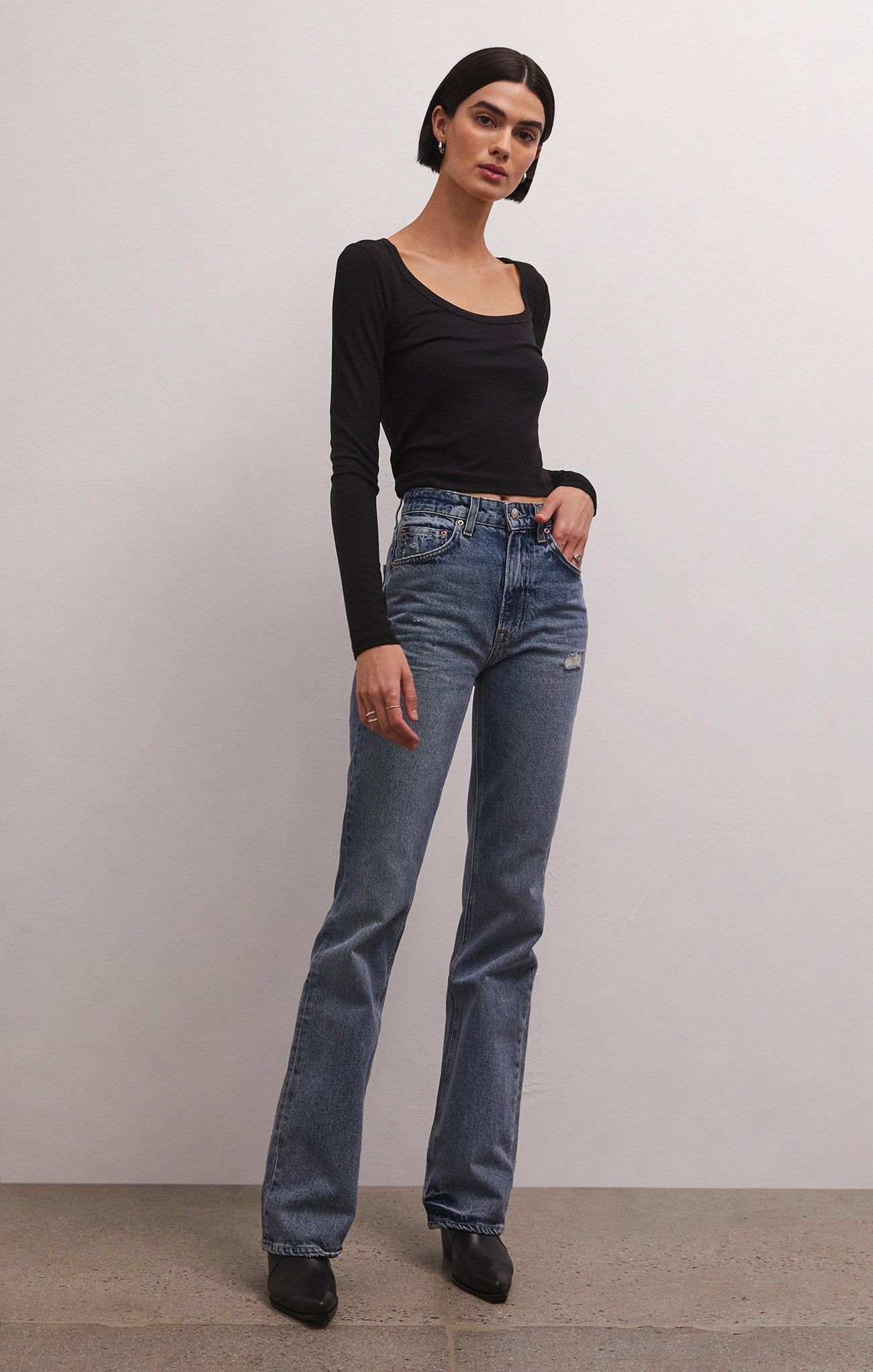 Shania Rib Long Sleeve Top sold by Z Supply product image thumbnail 4