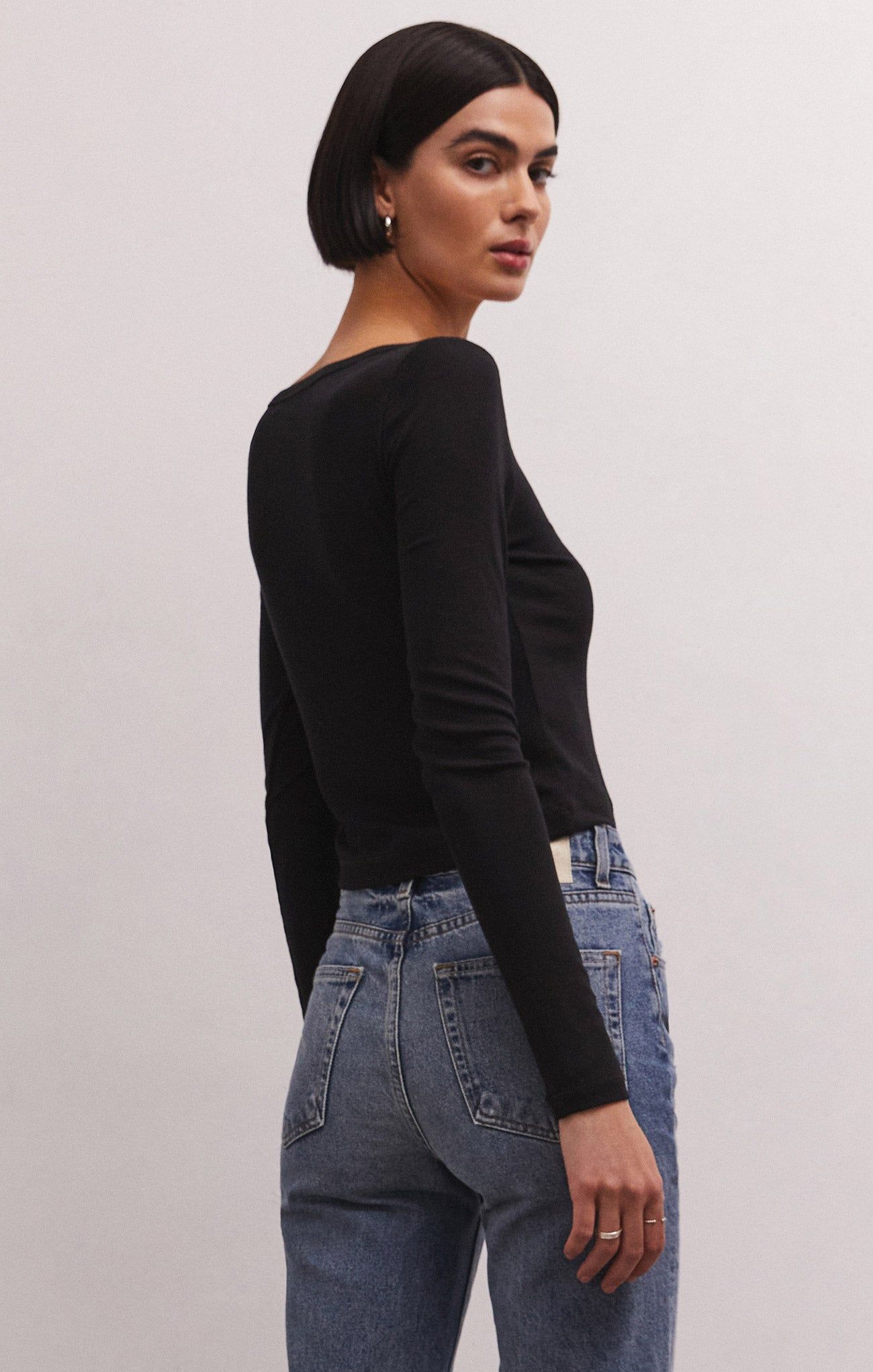 Shania Rib Long Sleeve Top sold by Z Supply product image thumbnail 2
