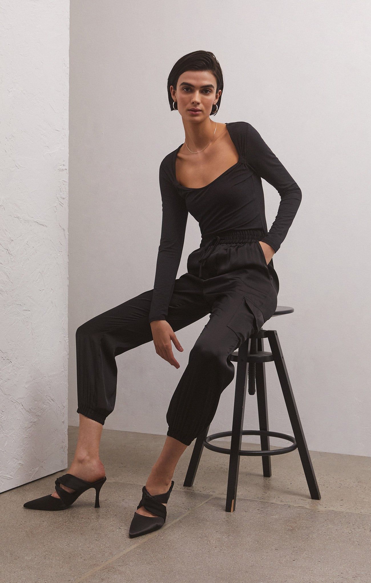 Mara Knotted Long Sleeve Top sold by Z Supply product image thumbnail 5