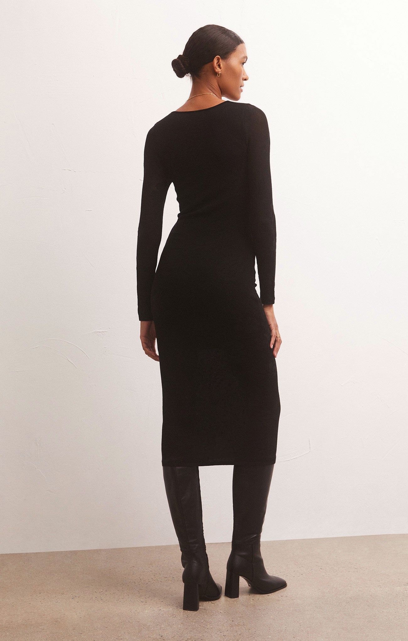Liza Sweater Mesh Midi Dress sold by Z Supply product image thumbnail 2