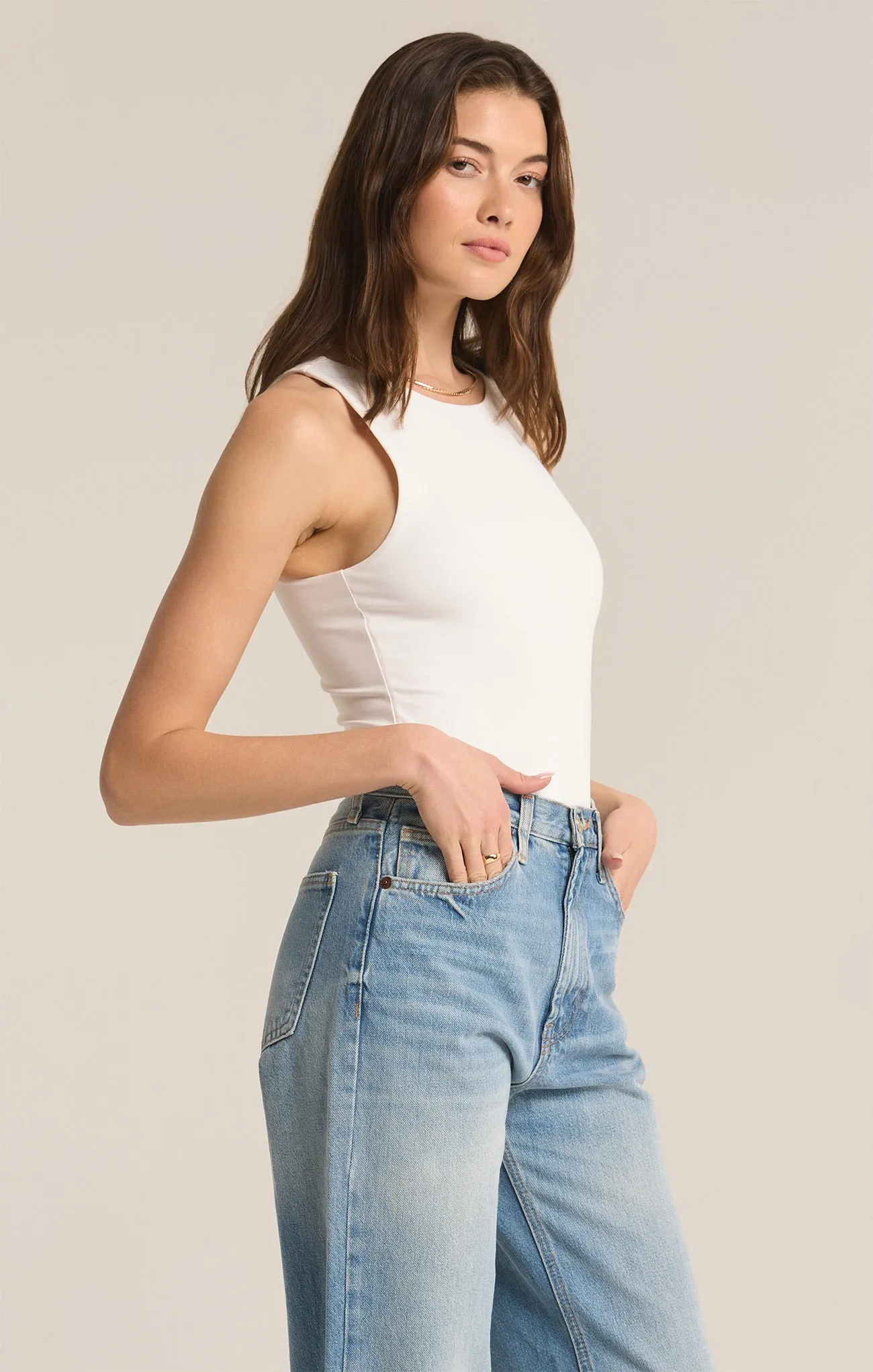 Seraphine So Smooth Bodysuit sold by Z Supply product image thumbnail 3