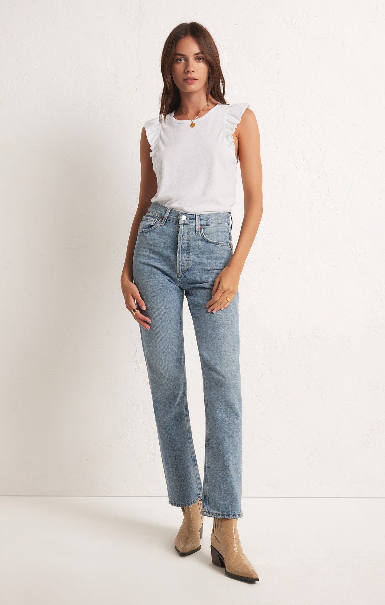 Marielle Flutter Tank sold by Z Supply product image thumbnail 4