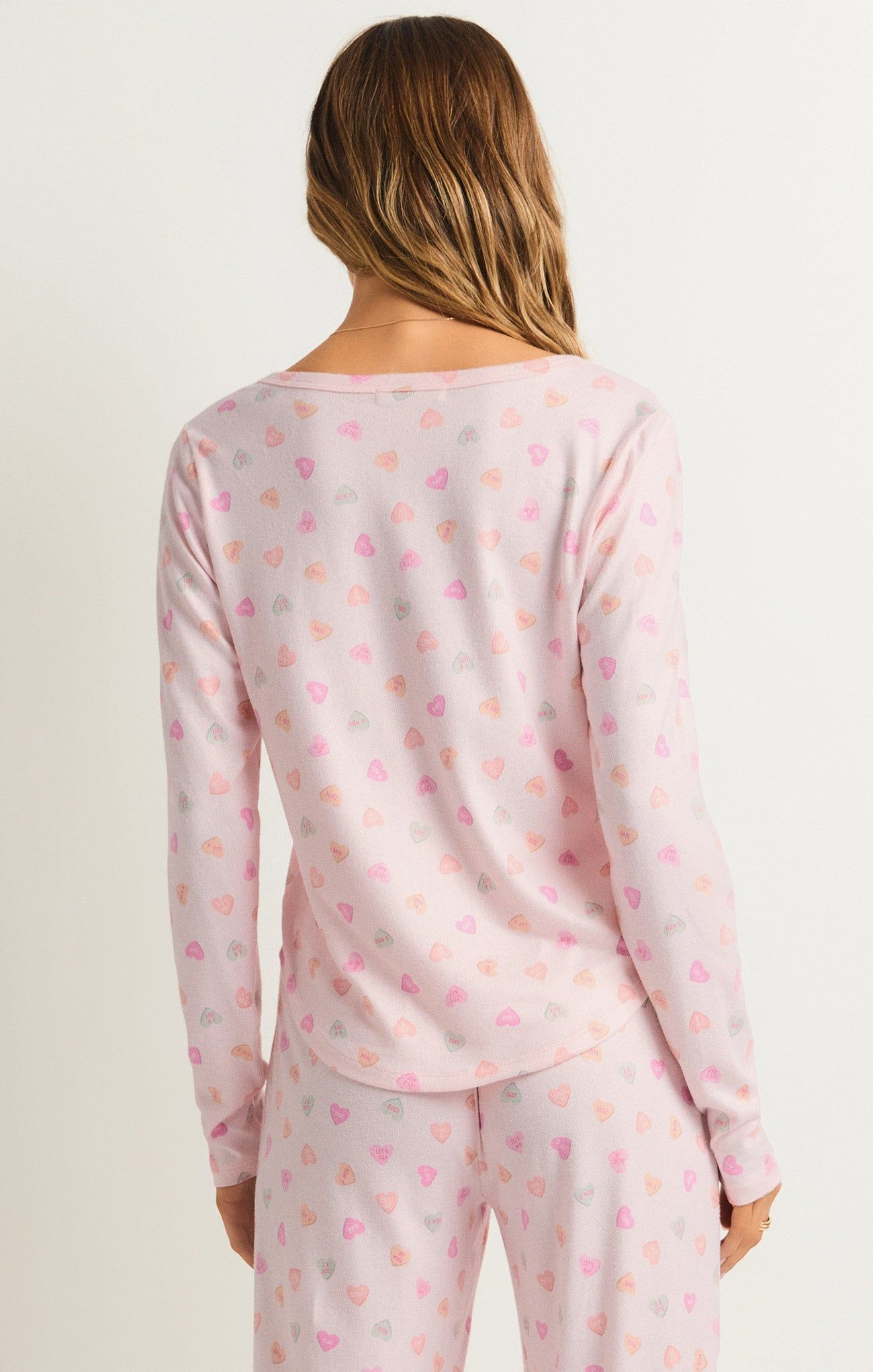Candy Hearts Long Sleeve Top sold by Z Supply product image thumbnail 2
