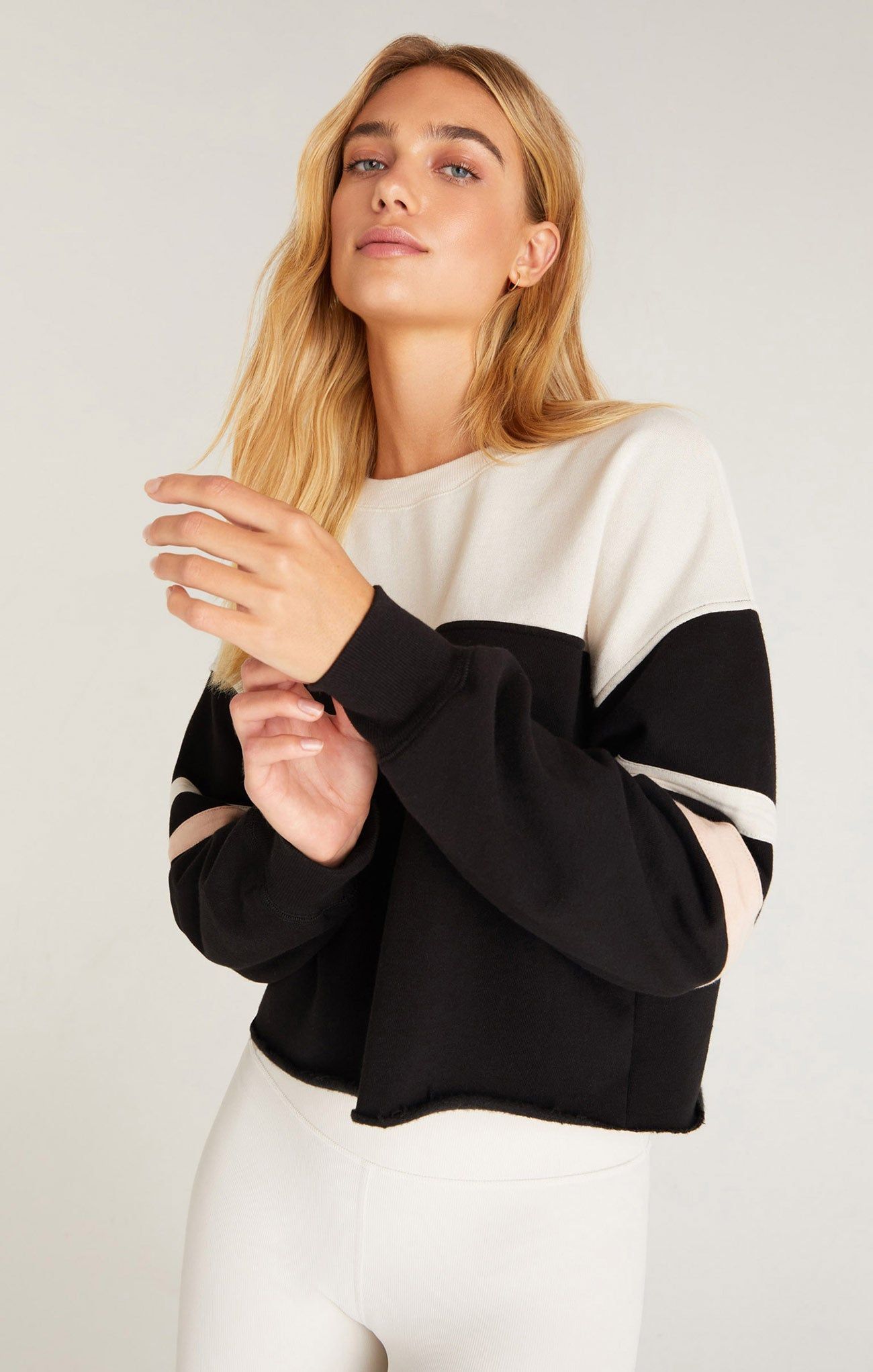 City Color Block Sweatshirt sold by Z Supply product image thumbnail 2