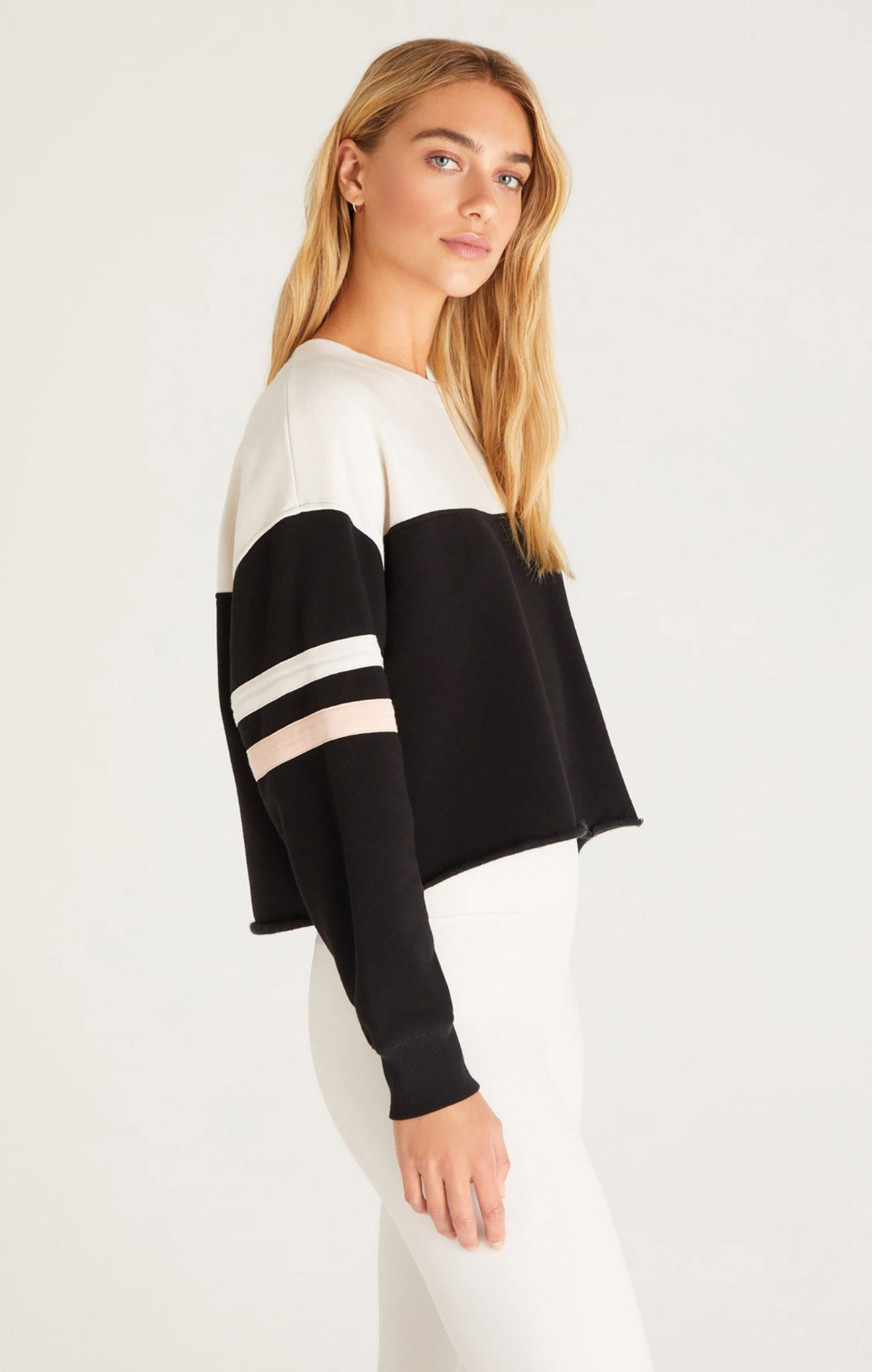City Color Block Sweatshirt sold by Z Supply product image thumbnail 4