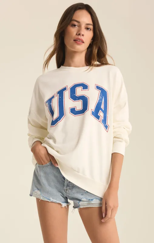 USA Sunday Sweatshirt sold by Z Supply