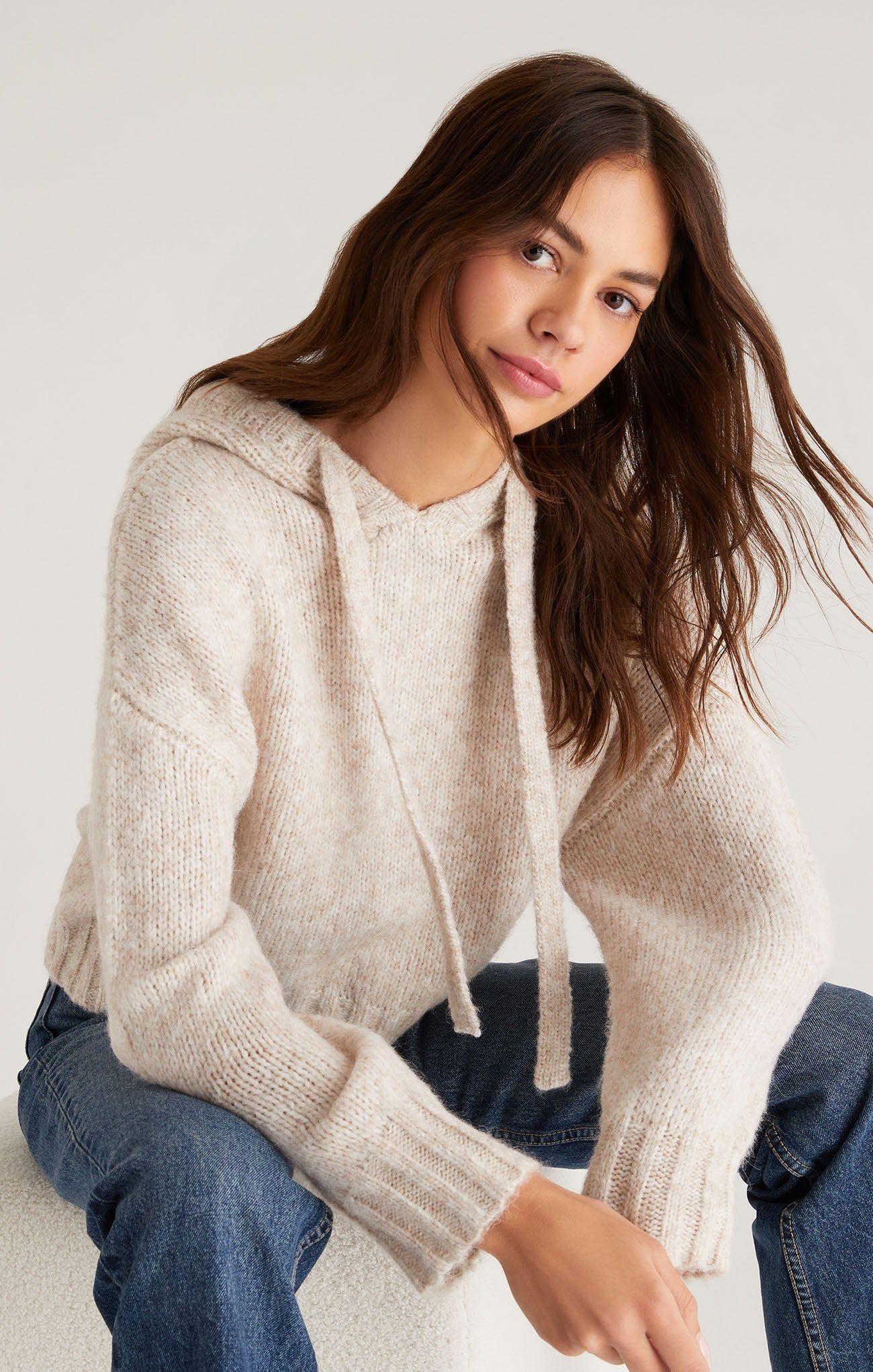 Ariel Sweater Knit Hoodie sold by Z Supply product image thumbnail 8