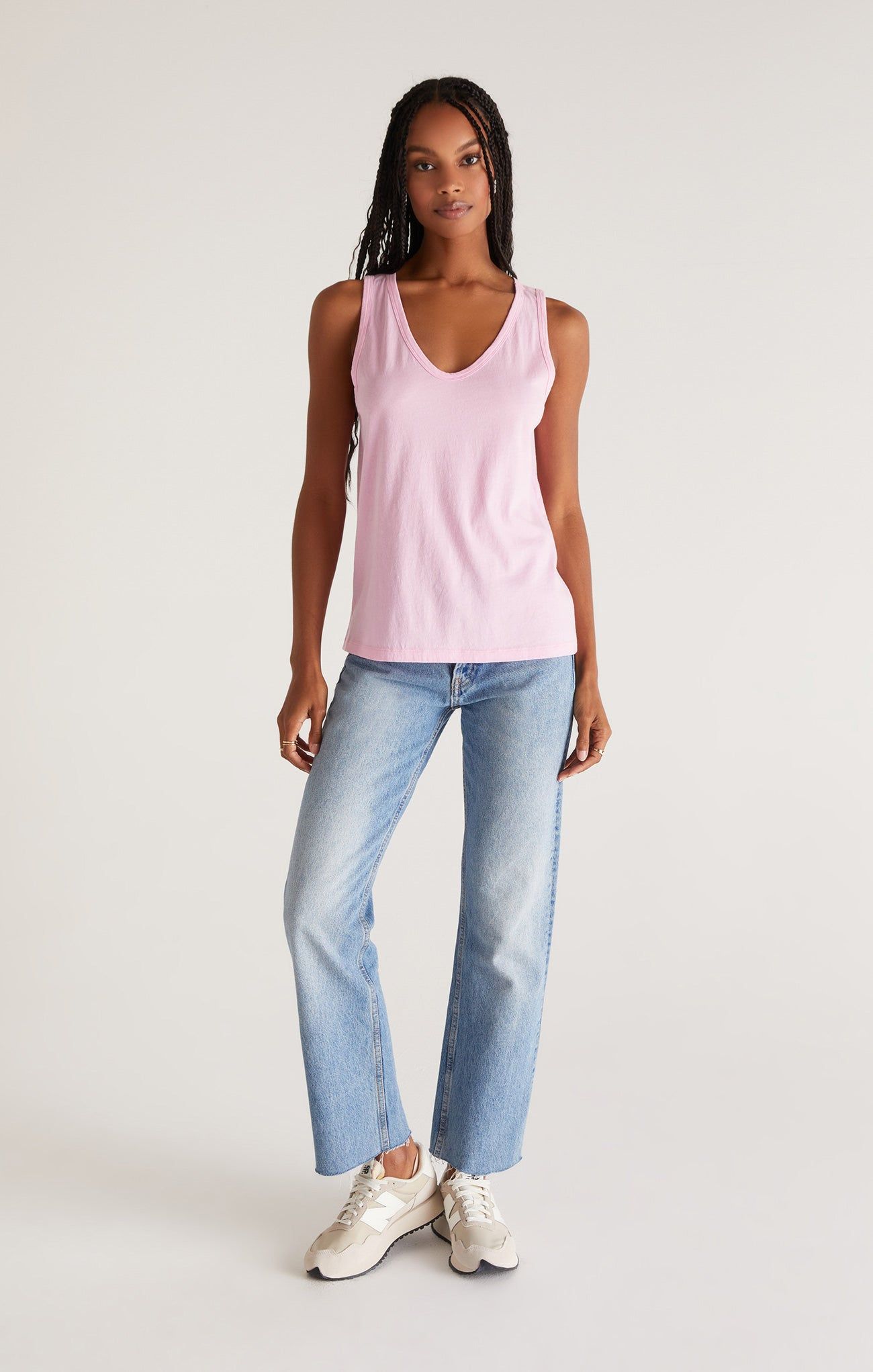 Pia Soft V-Neck Tank sold by Z Supply product image thumbnail 4