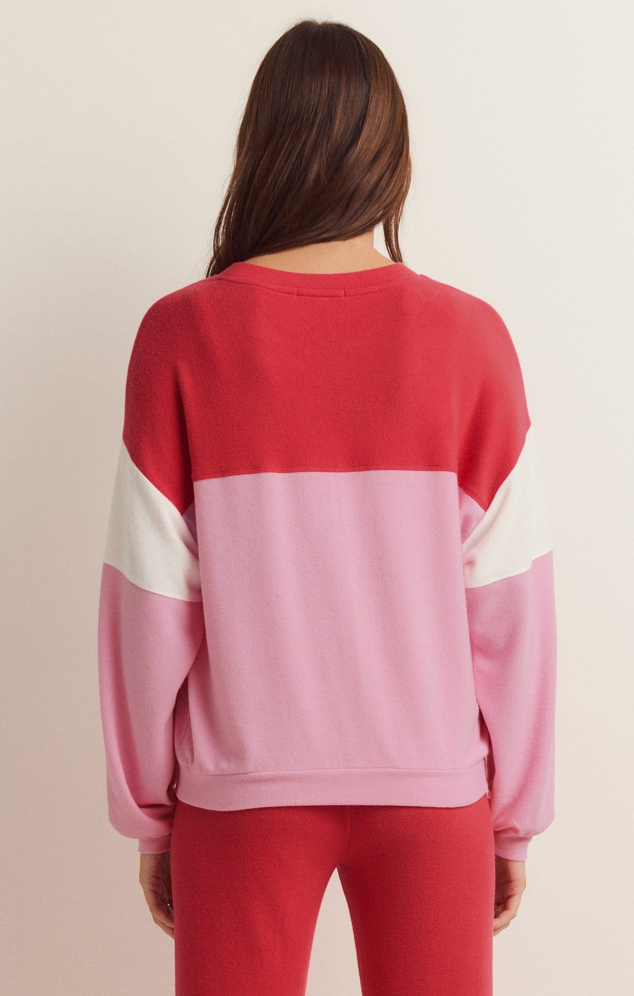 Color Block Cloud Knit Long Sleeve Top sold by Z Supply product image thumbnail 3