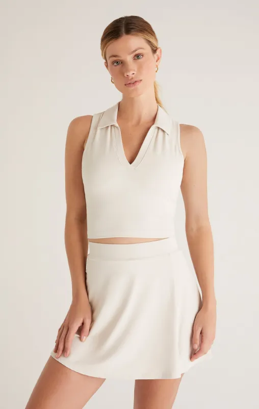 Team Player Collar Cropped Tank sold by Z Supply