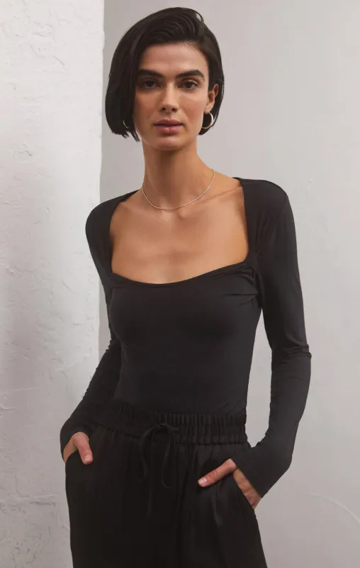 Mara Knotted Long Sleeve Top sold by Z Supply