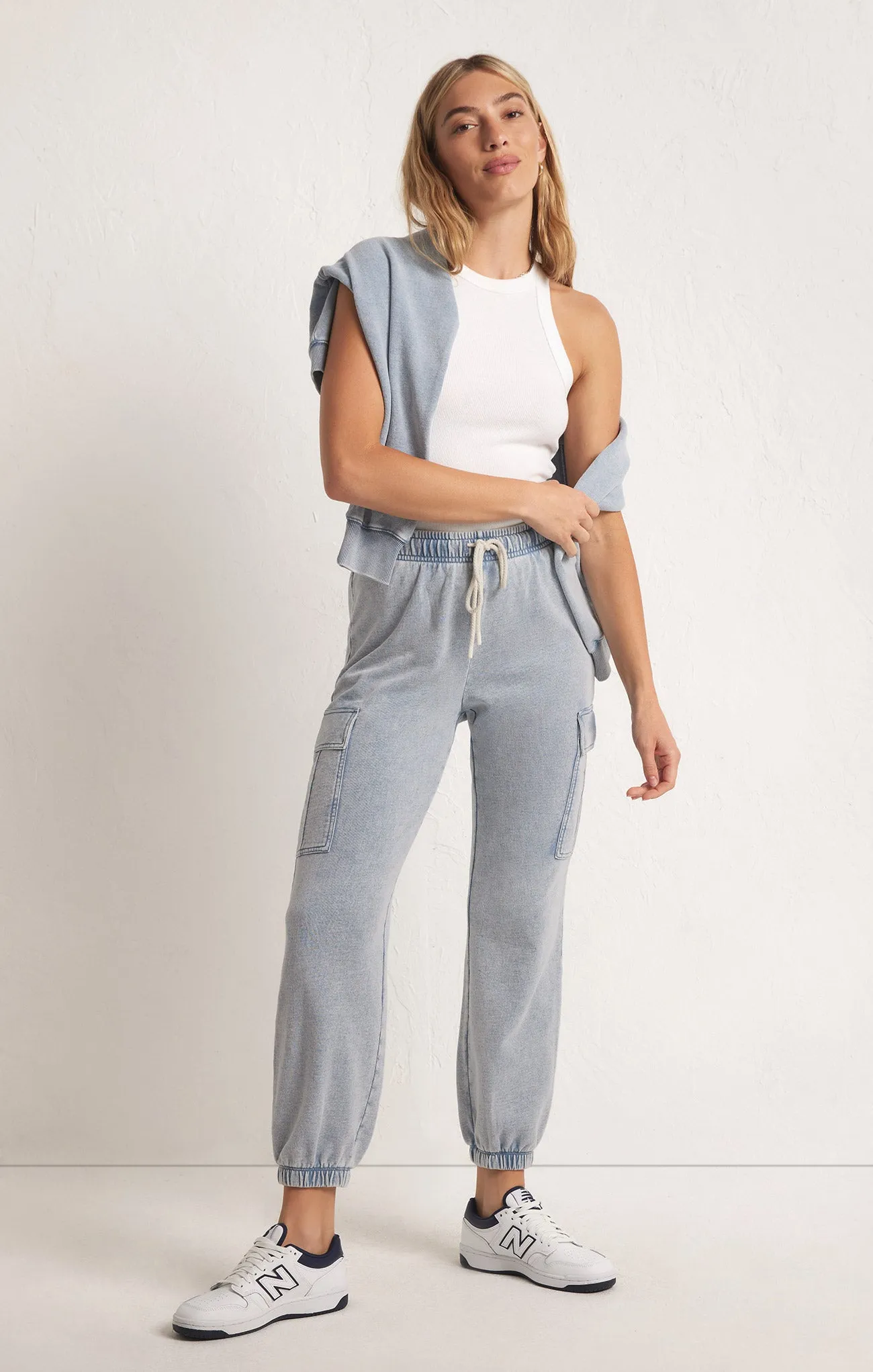 Tempo Knit Denim Jogger sold by Z Supply product image thumbnail 4