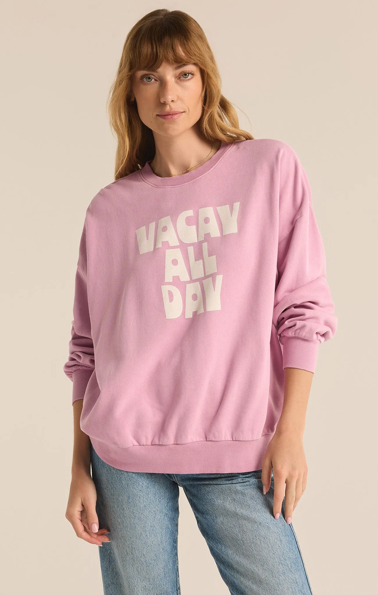 Vacay Sunday Sweatshirt sold by Z Supply