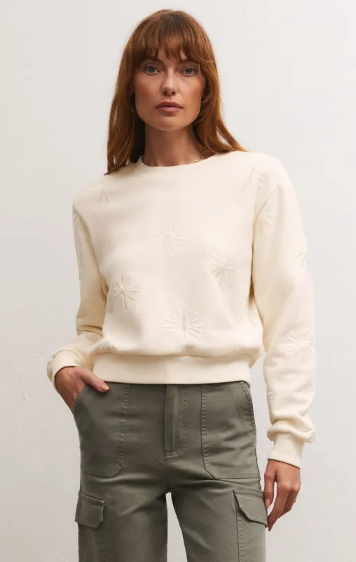 Lottie Embroidered Sweatshirt sold by Z Supply