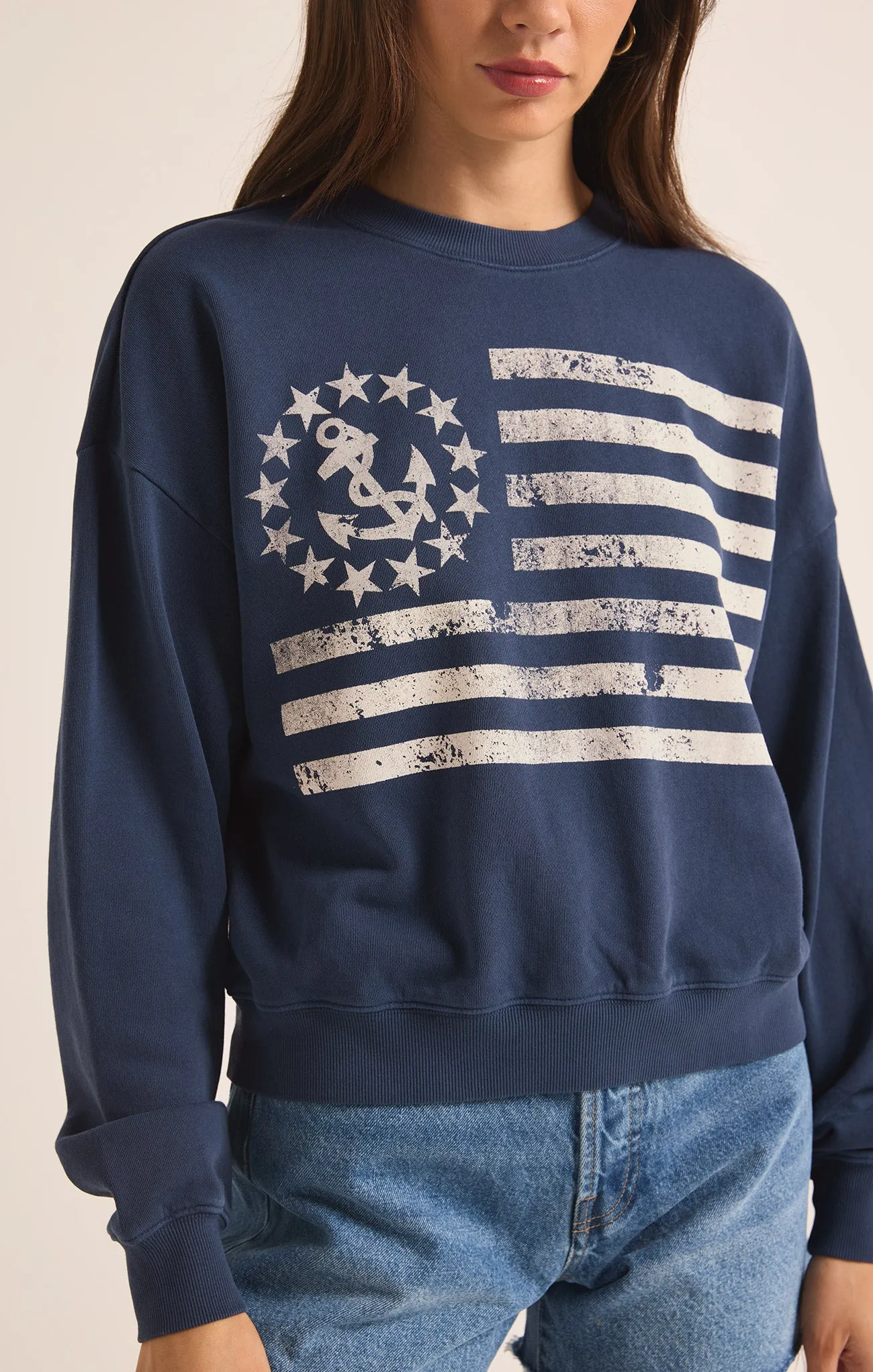 Yatchy Sunday Sweatshirt sold by Z Supply product image thumbnail 5
