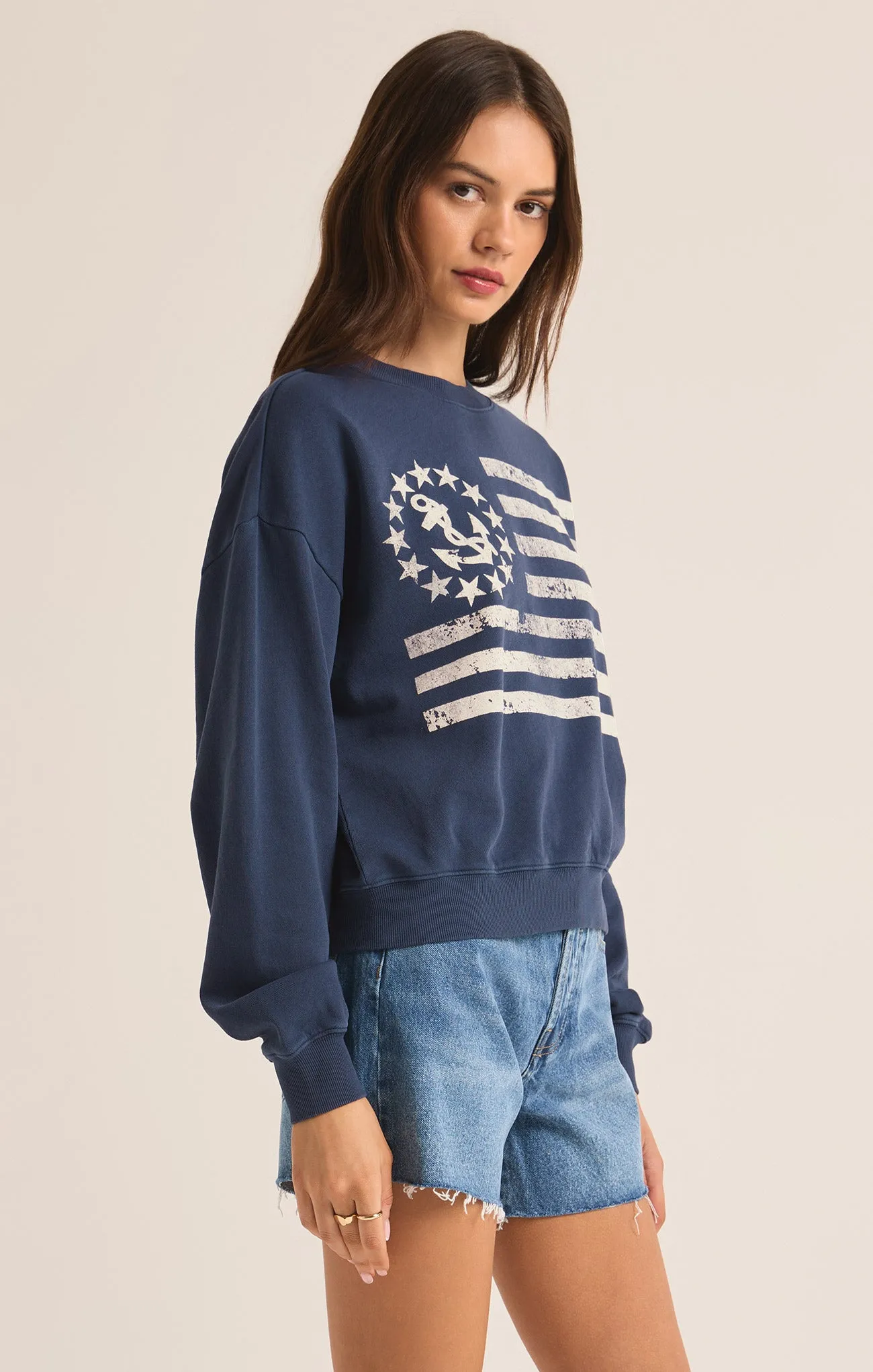 Yatchy Sunday Sweatshirt sold by Z Supply product image thumbnail 3