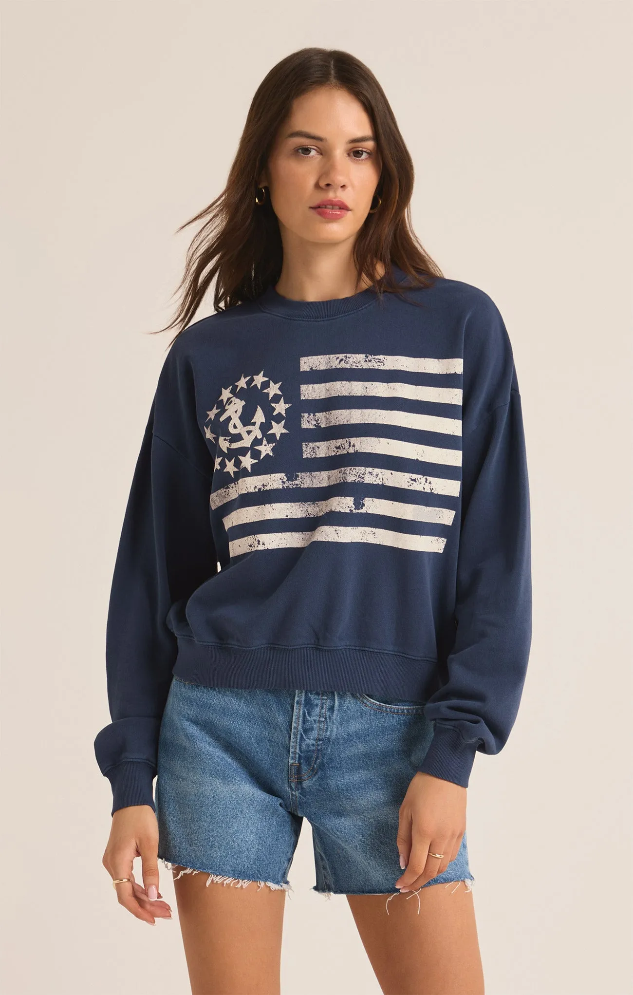 Yatchy Sunday Sweatshirt sold by Z Supply