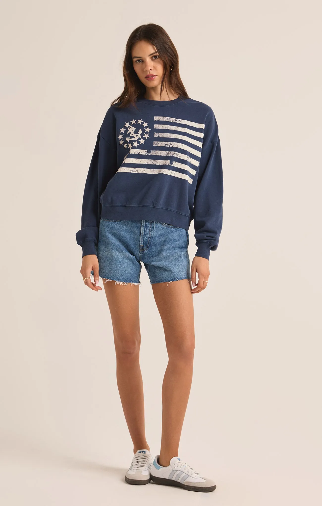 Yatchy Sunday Sweatshirt sold by Z Supply product image thumbnail 4