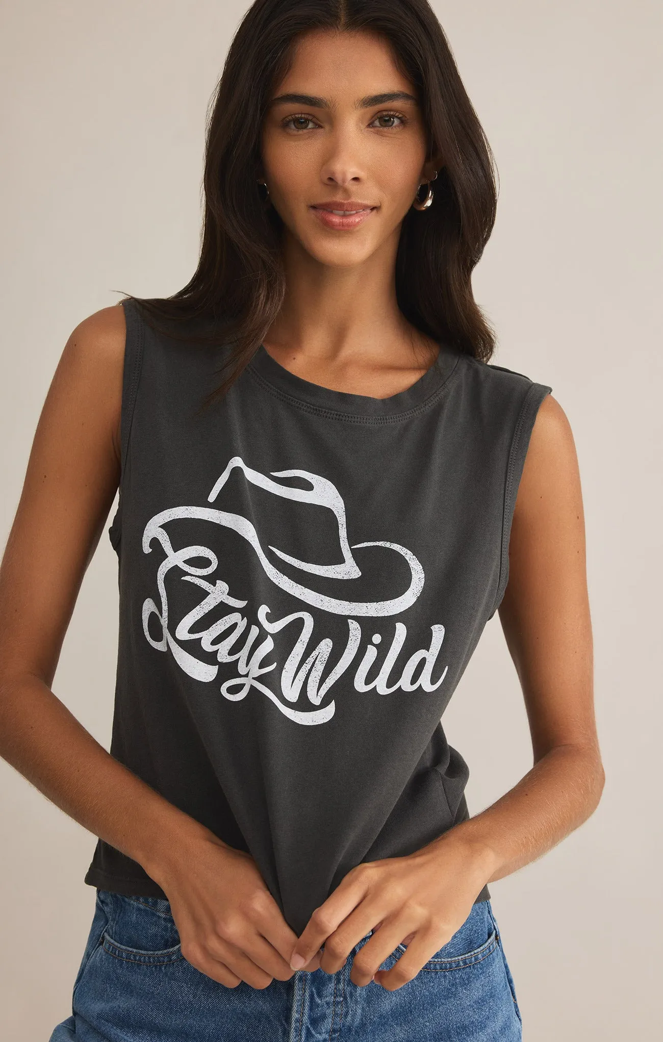 Stay Wild La Mer Tank sold by Z Supply product image thumbnail 5