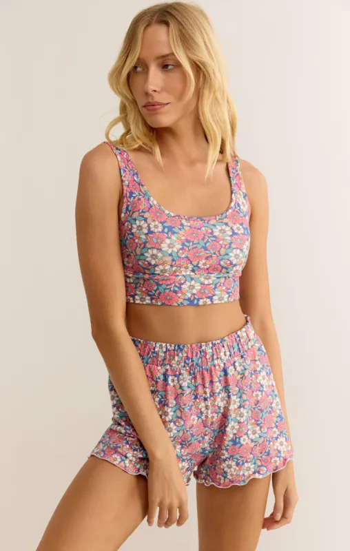 Zoe Floral Tank Bra sold by Z Supply