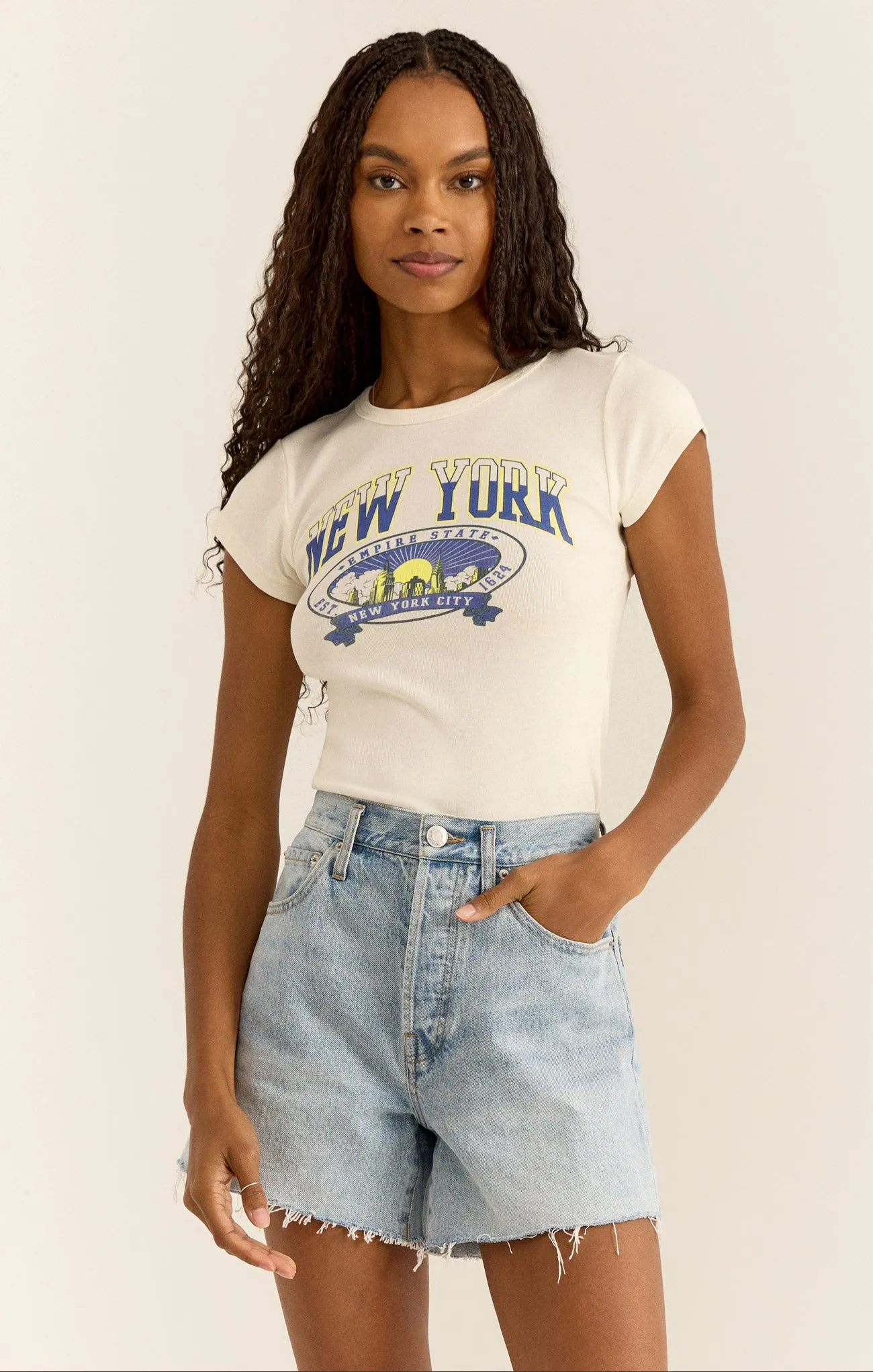 New York Cheeky Tee sold by Z Supply