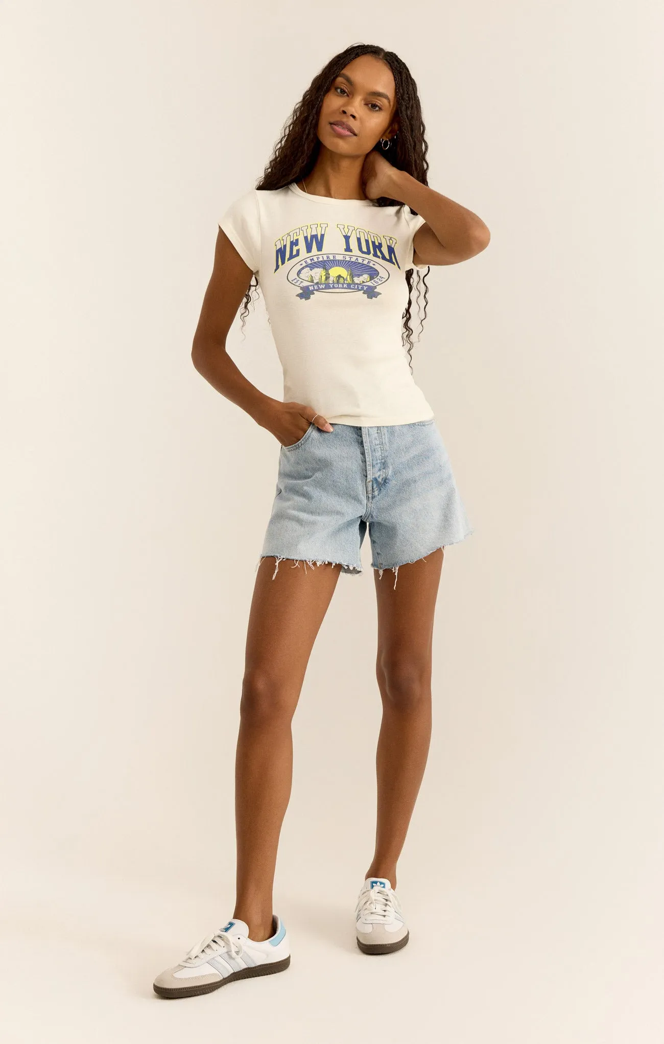 New York Cheeky Tee sold by Z Supply product image thumbnail 4