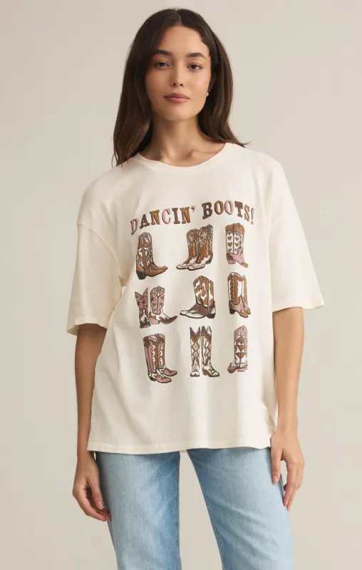 Dancin' Boots SoCal Oversized Tee sold by Z Supply