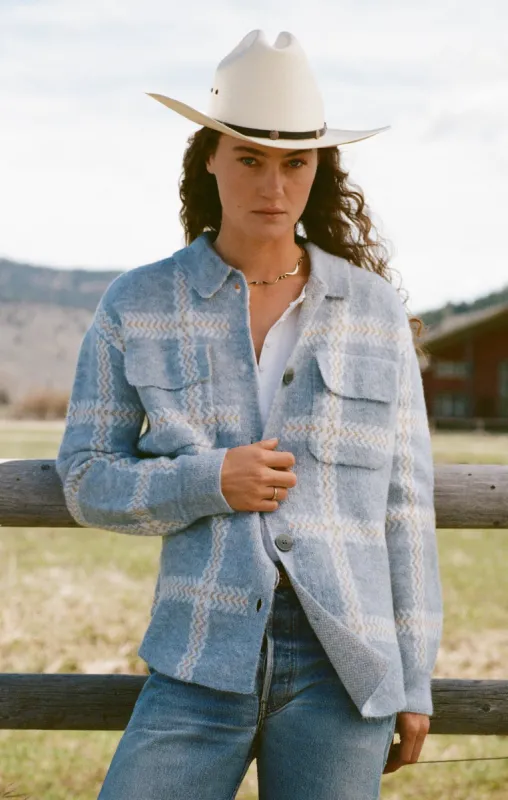 Tyler Plaid Sweater Jacket sold by Z Supply