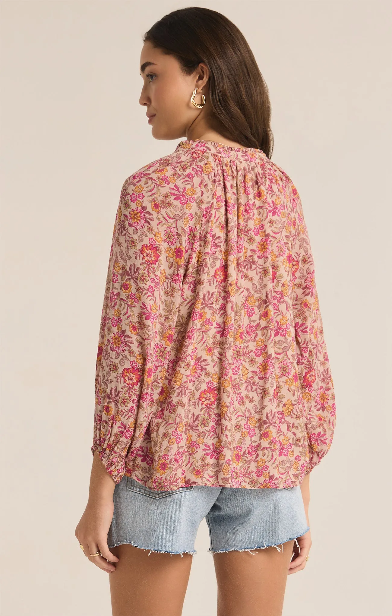 Carine Lima Floral Top sold by Z Supply product image thumbnail 2