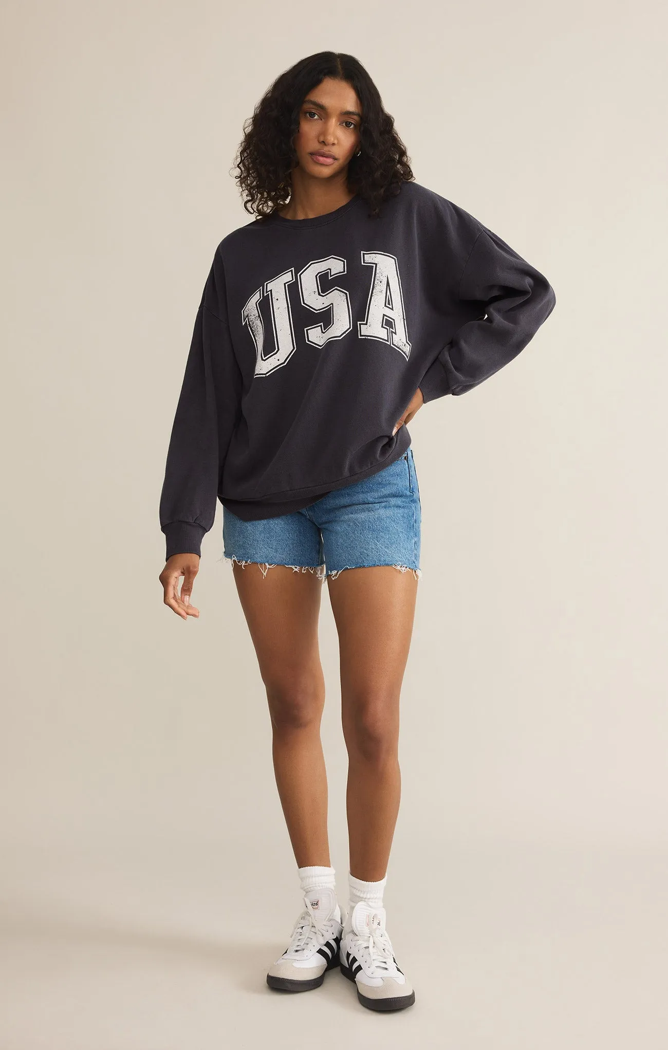 Team USA Sunday Sweatshirt sold by Z Supply product image thumbnail 4