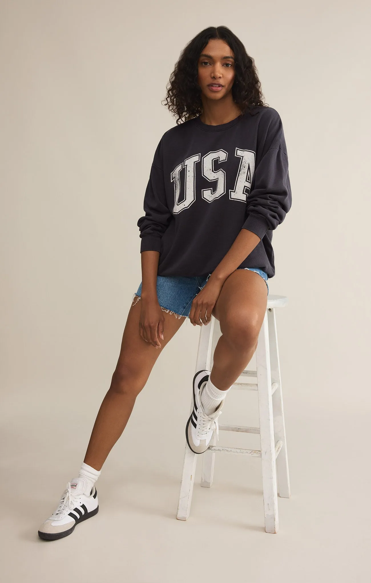 Team USA Sunday Sweatshirt sold by Z Supply product image thumbnail 5