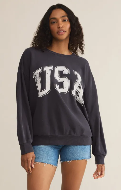 Team USA Sunday Sweatshirt sold by Z Supply