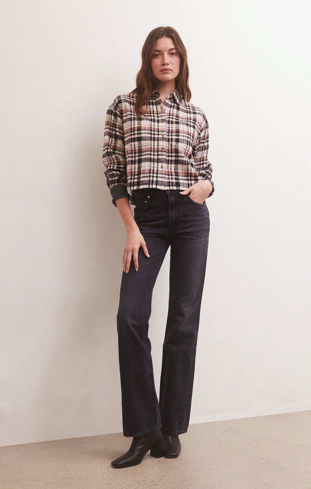 Ethan Cropped Plaid Top sold by Z Supply product image thumbnail 4