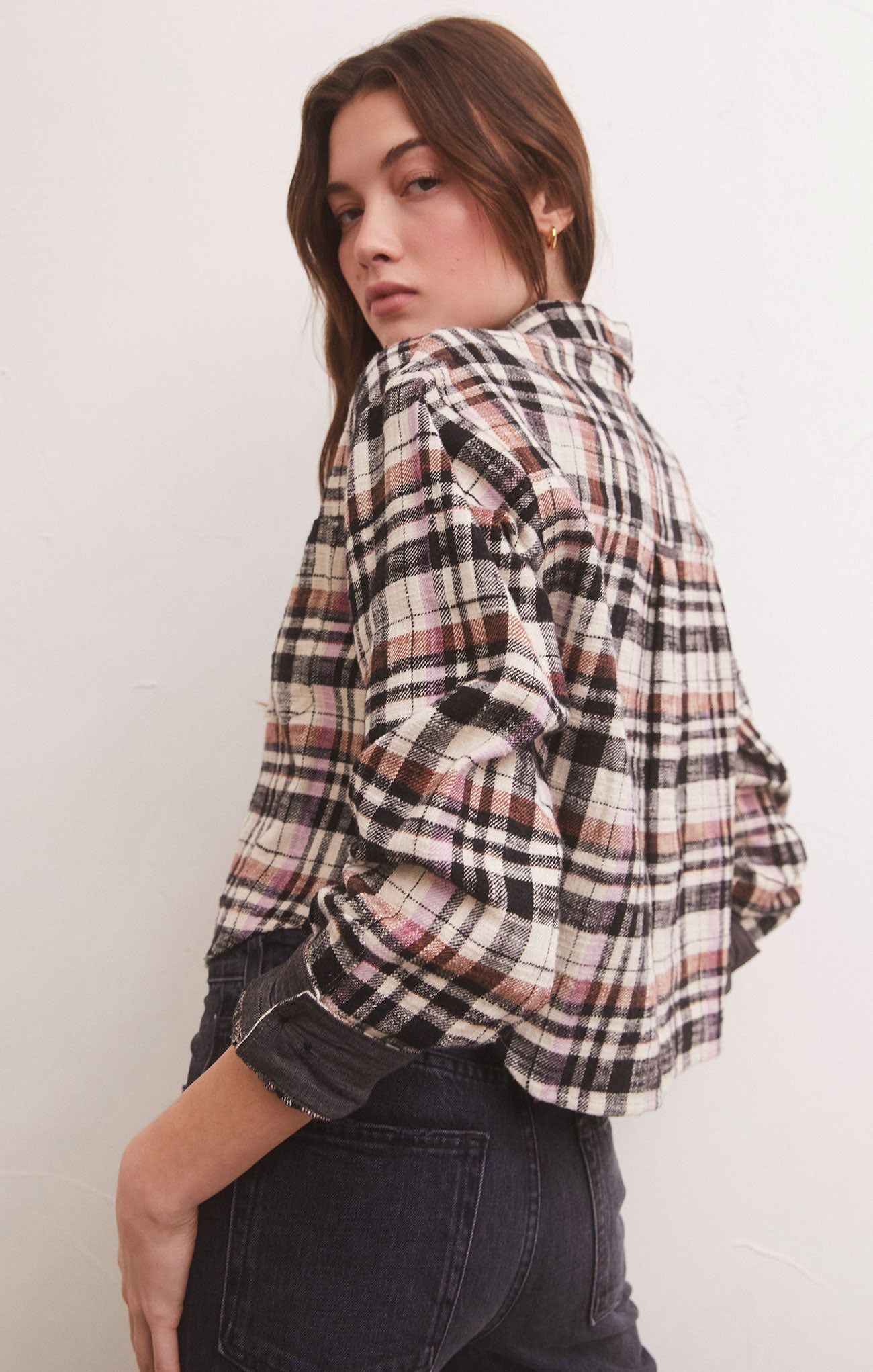 Ethan Cropped Plaid Top sold by Z Supply product image thumbnail 2