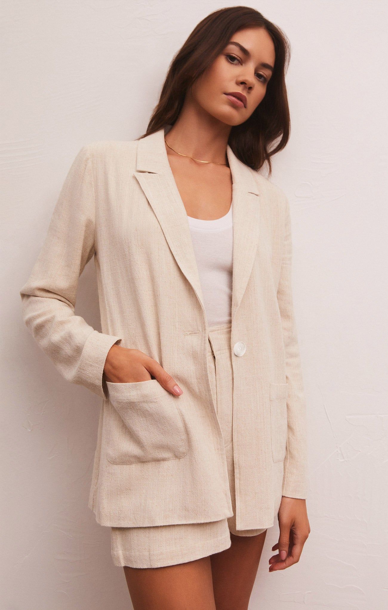 Chateau Linen Blazer sold by Z Supply product image thumbnail 6