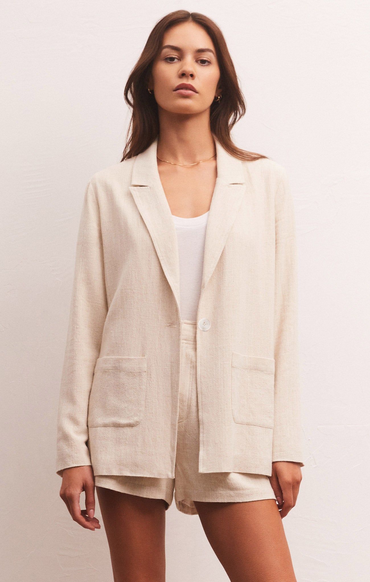 Chateau Linen Blazer sold by Z Supply