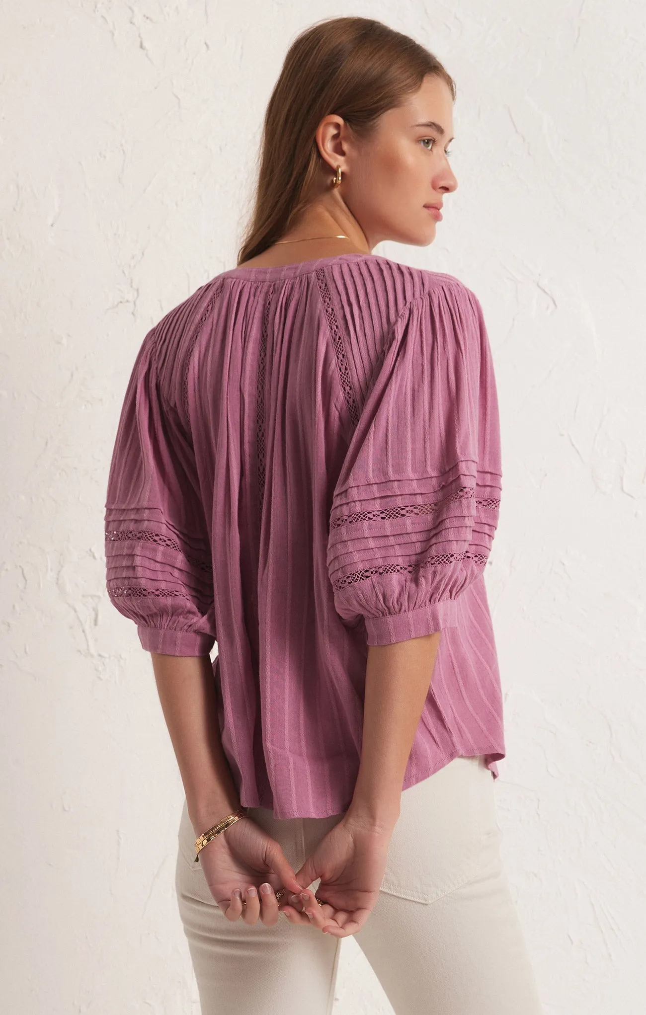 Elliot Lace Inset Top sold by Z Supply product image thumbnail 2